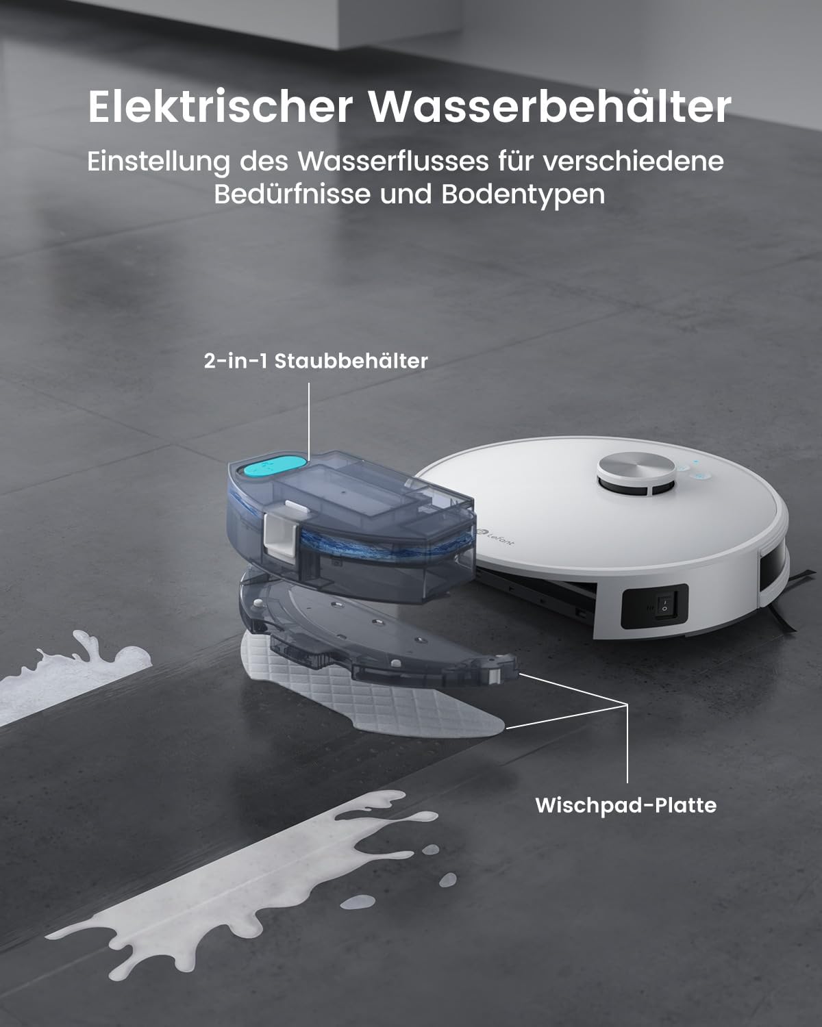 Roboterstaubsauger, Schwanenweiss