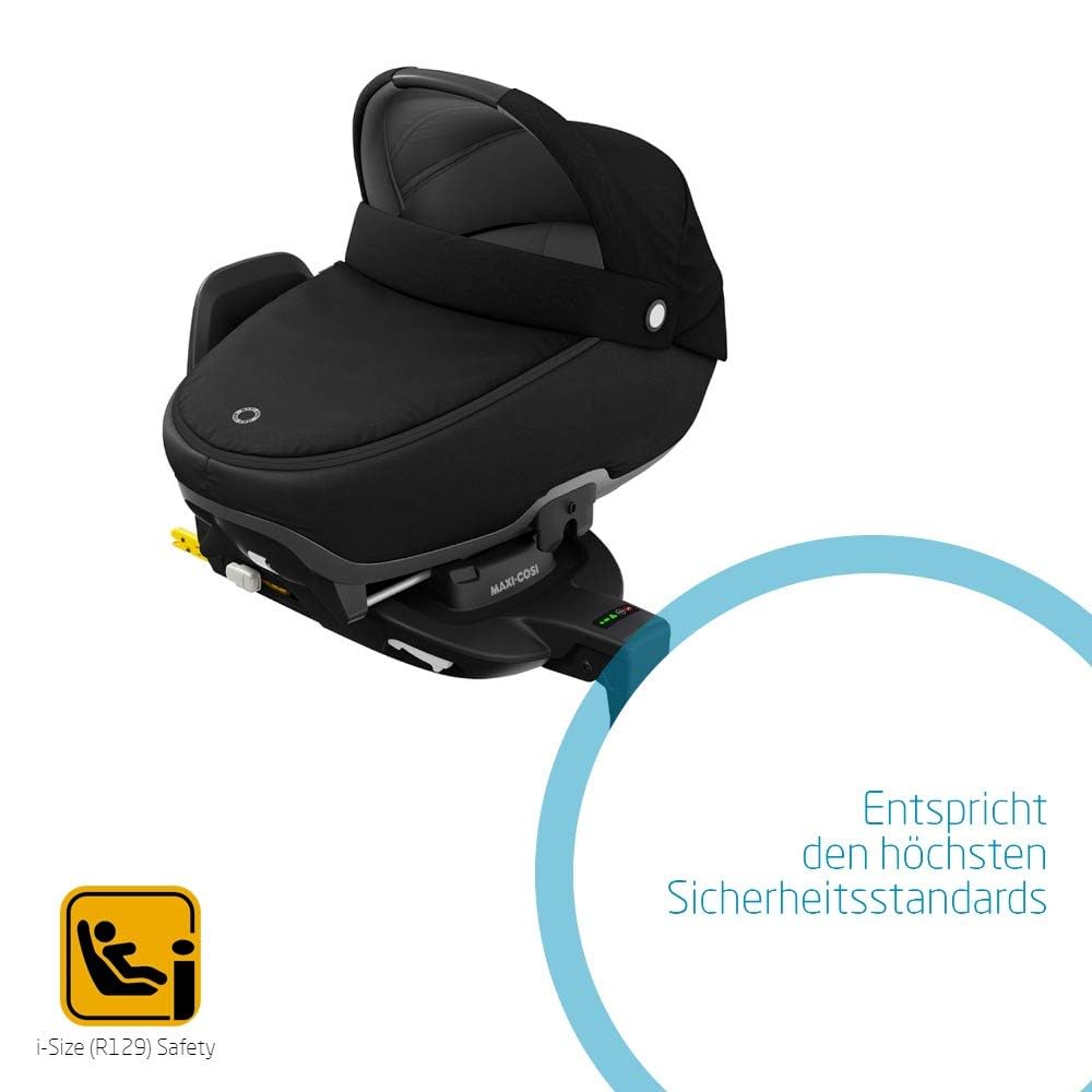 Jade Babywanne für Auto und Kinderwagen, essential black