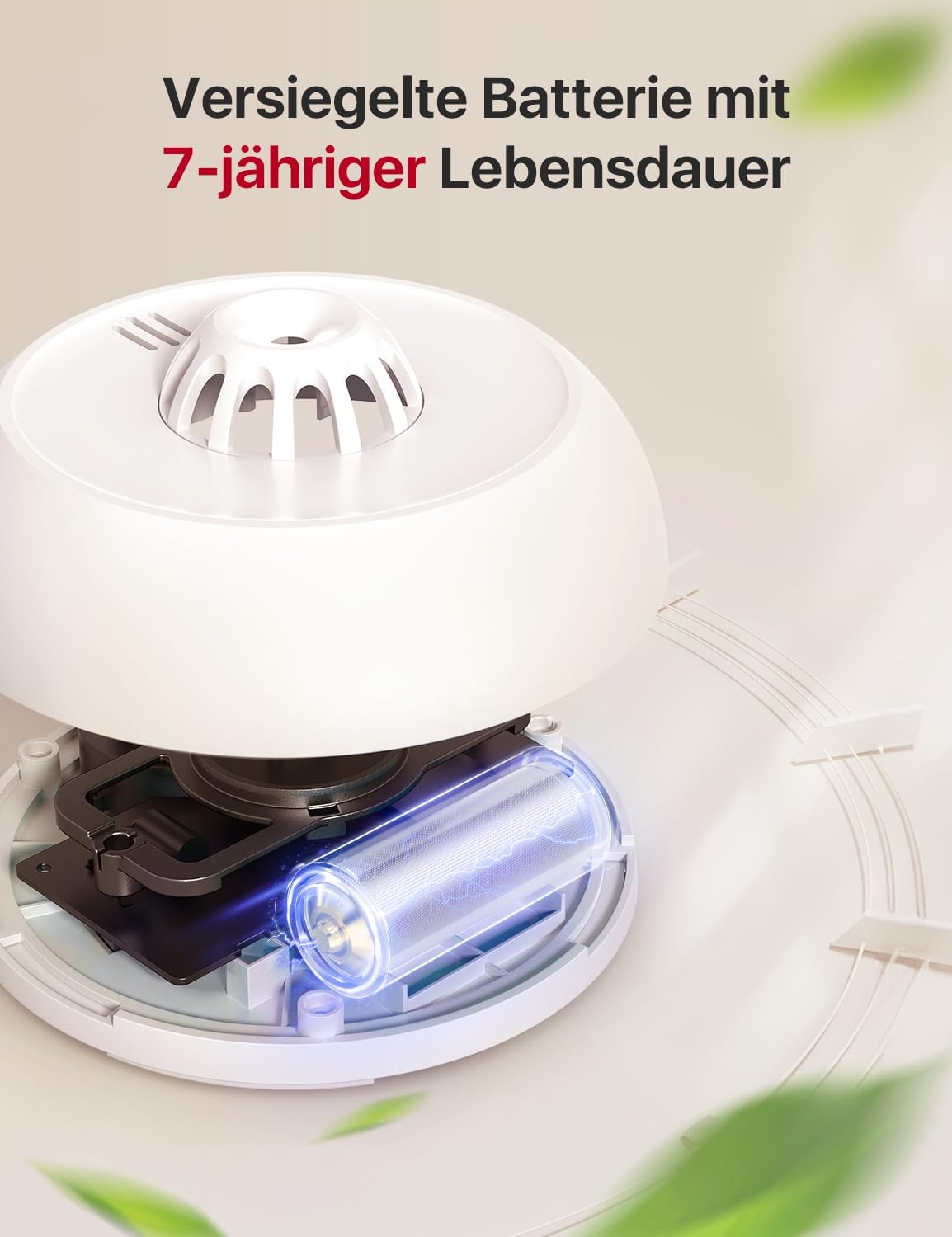 Funkvernetzter Hitzemelder-Set XH02-M, 2x Wärmemelder