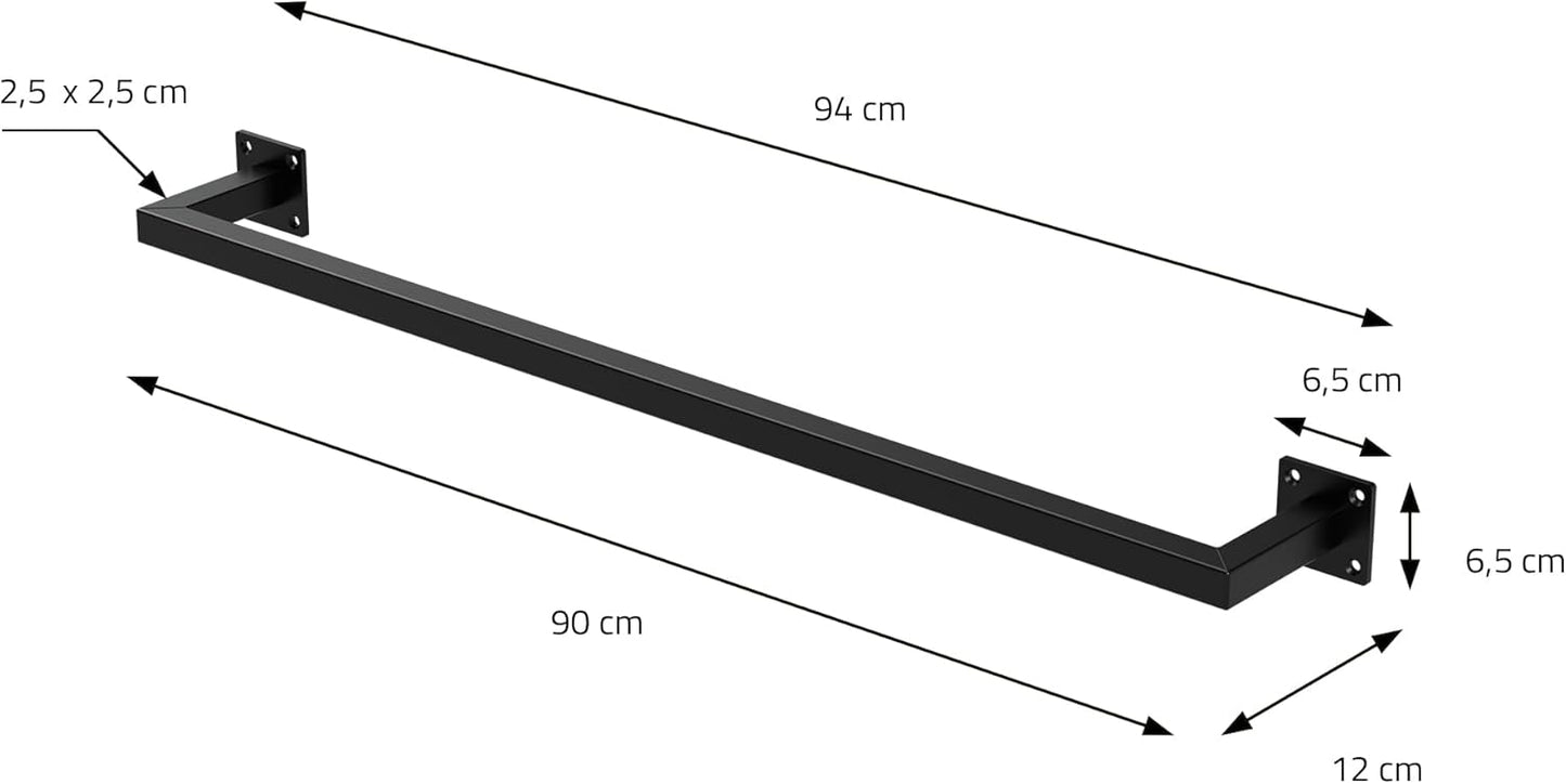 Garderobenstange, 1 T12cm x B90cm