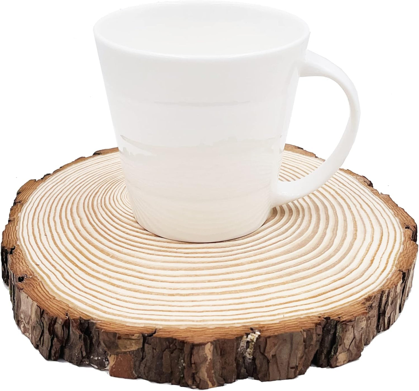 5-teiliges Kiefernholzscheiben-Set, 18 bis 20 cm, 5Pcs 7-8 inch