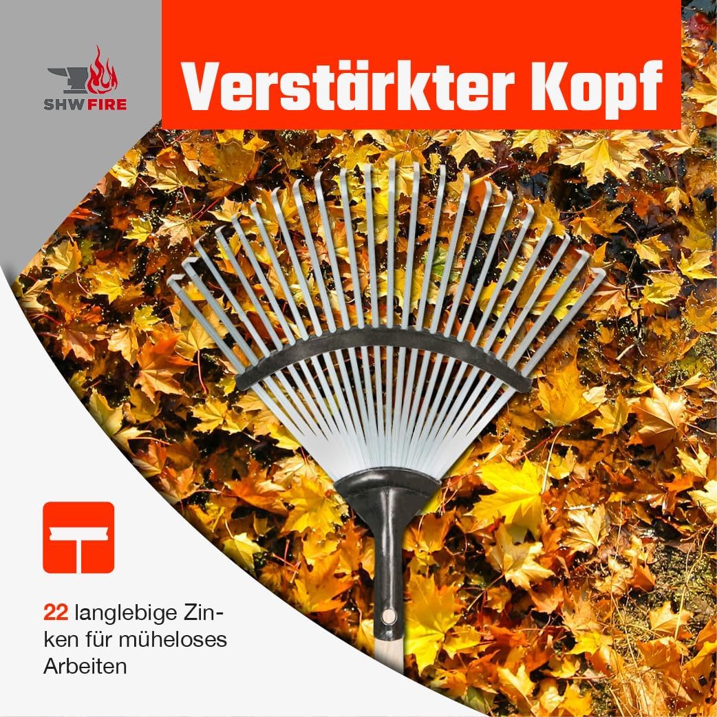 Laubbesen mit 22 Zinken, Unverstellbar