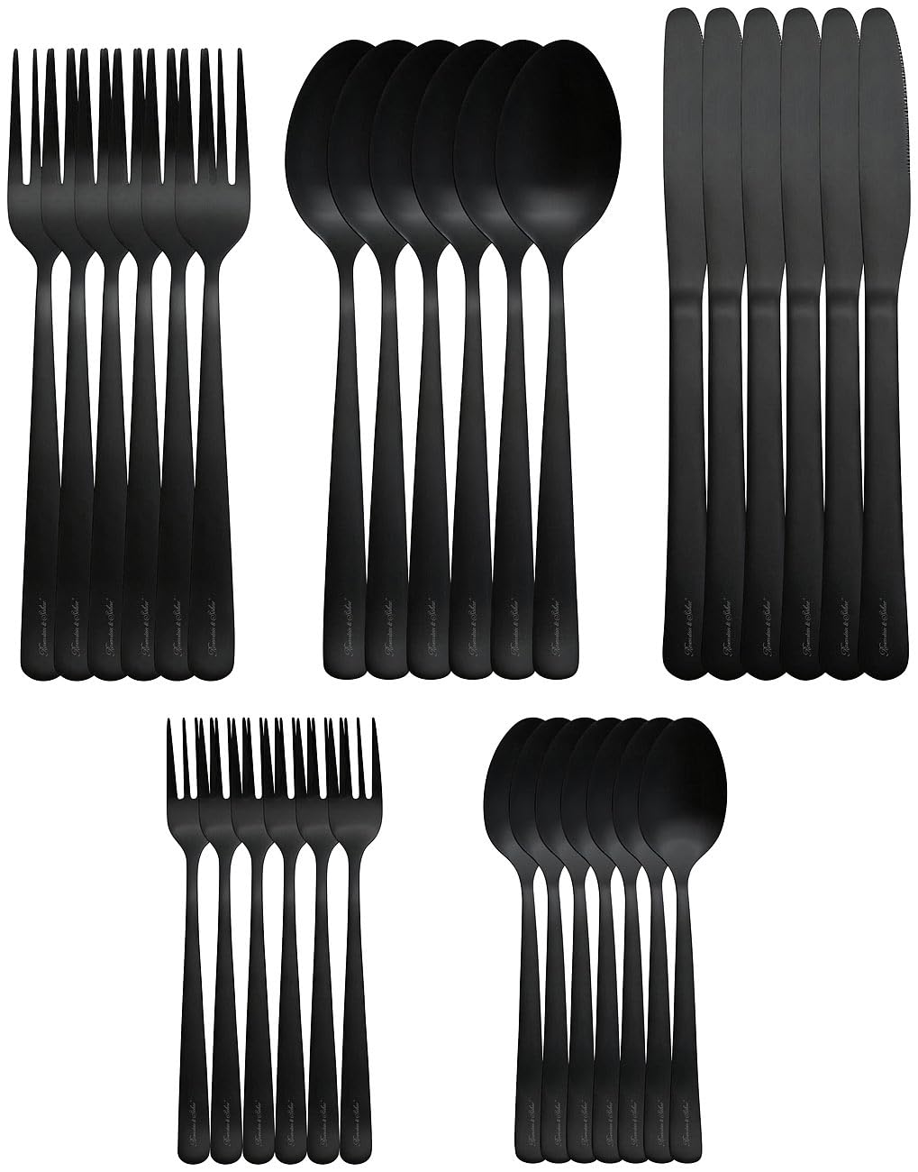 30-teiliges Edelstahlbesteck-Set