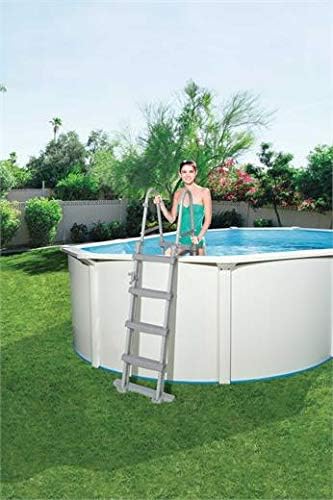 Hochklappbare Poolleiter mit Kindersicherung, Höhe: 122 cm