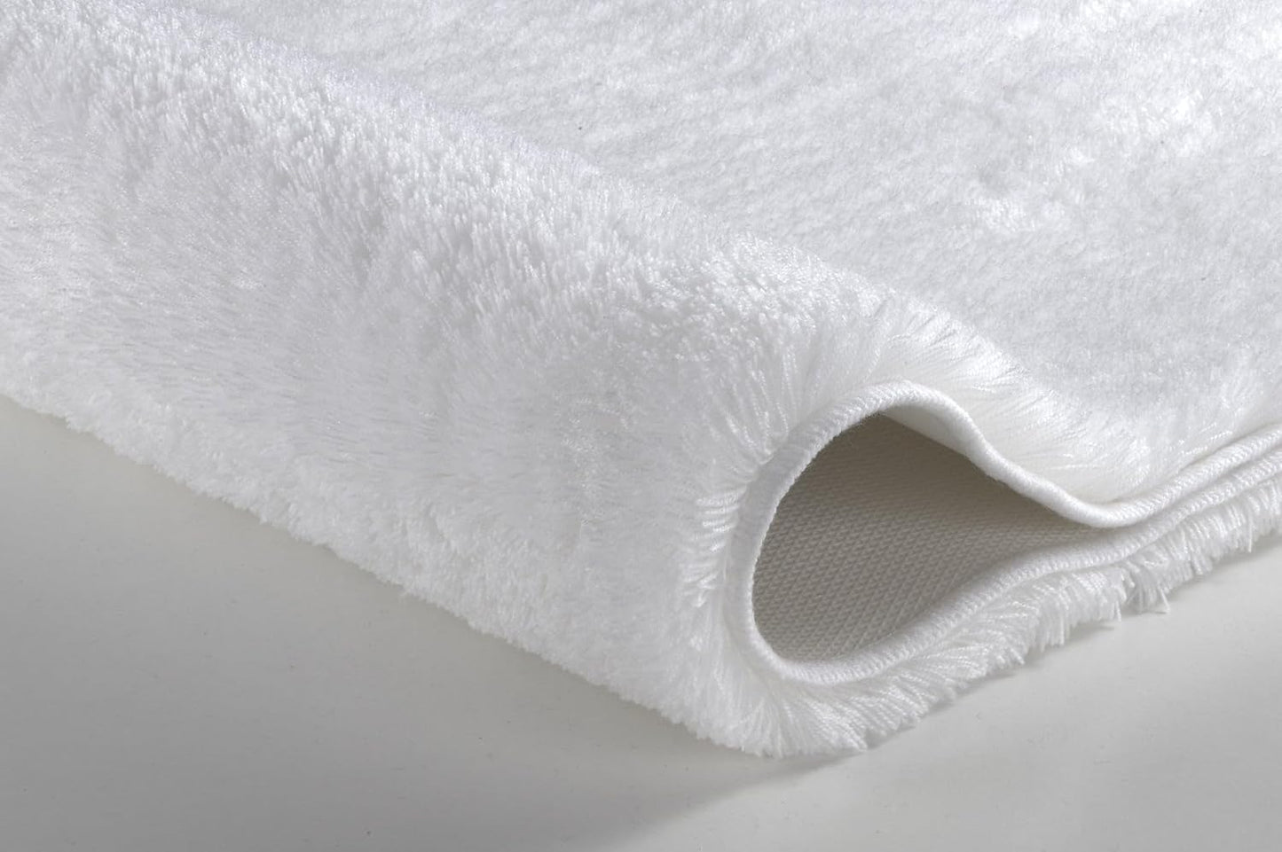 Runder Badteppich Relax, Polarweiss 100 cm (Rund)