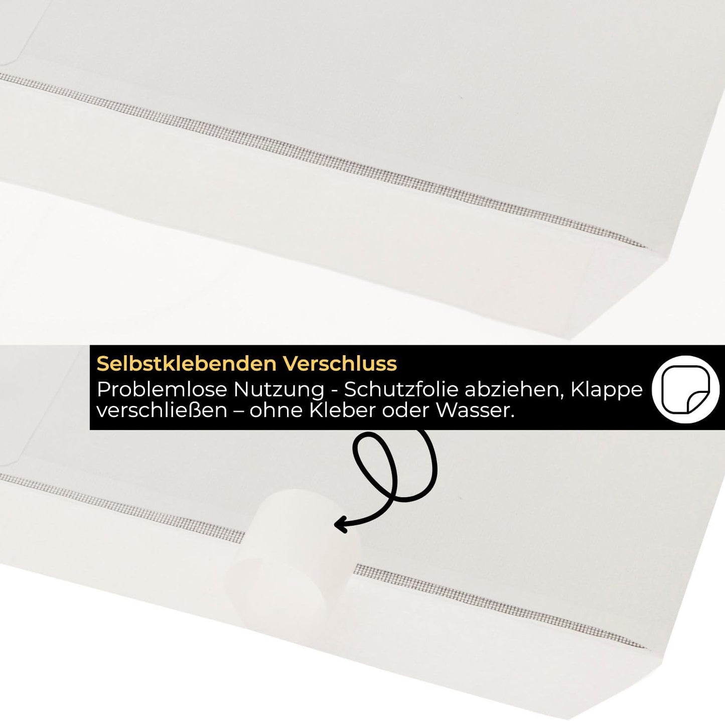Briefumschläge DIN C5 haftklebend, 1000 Stück Weiss C5