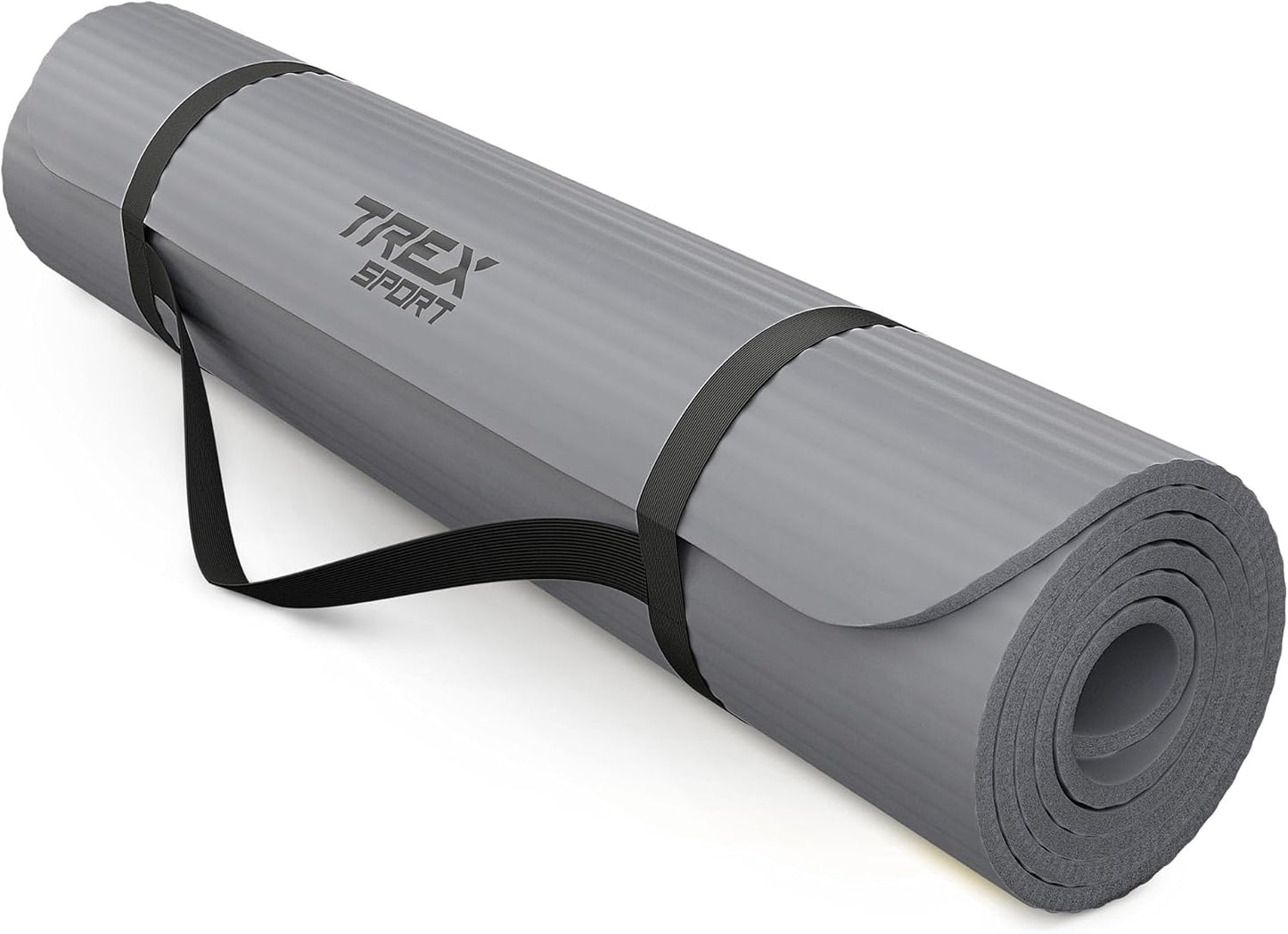 Gymnastikmatte extra dick & weich, Grau