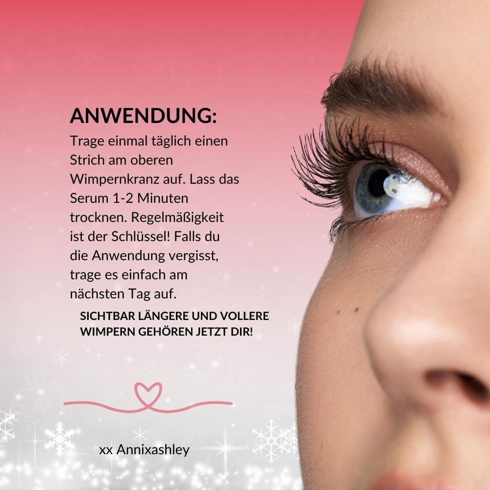Wimpernserum mit Biotin & Peptiden, Weihnachtsedition, Weihnachtsedition