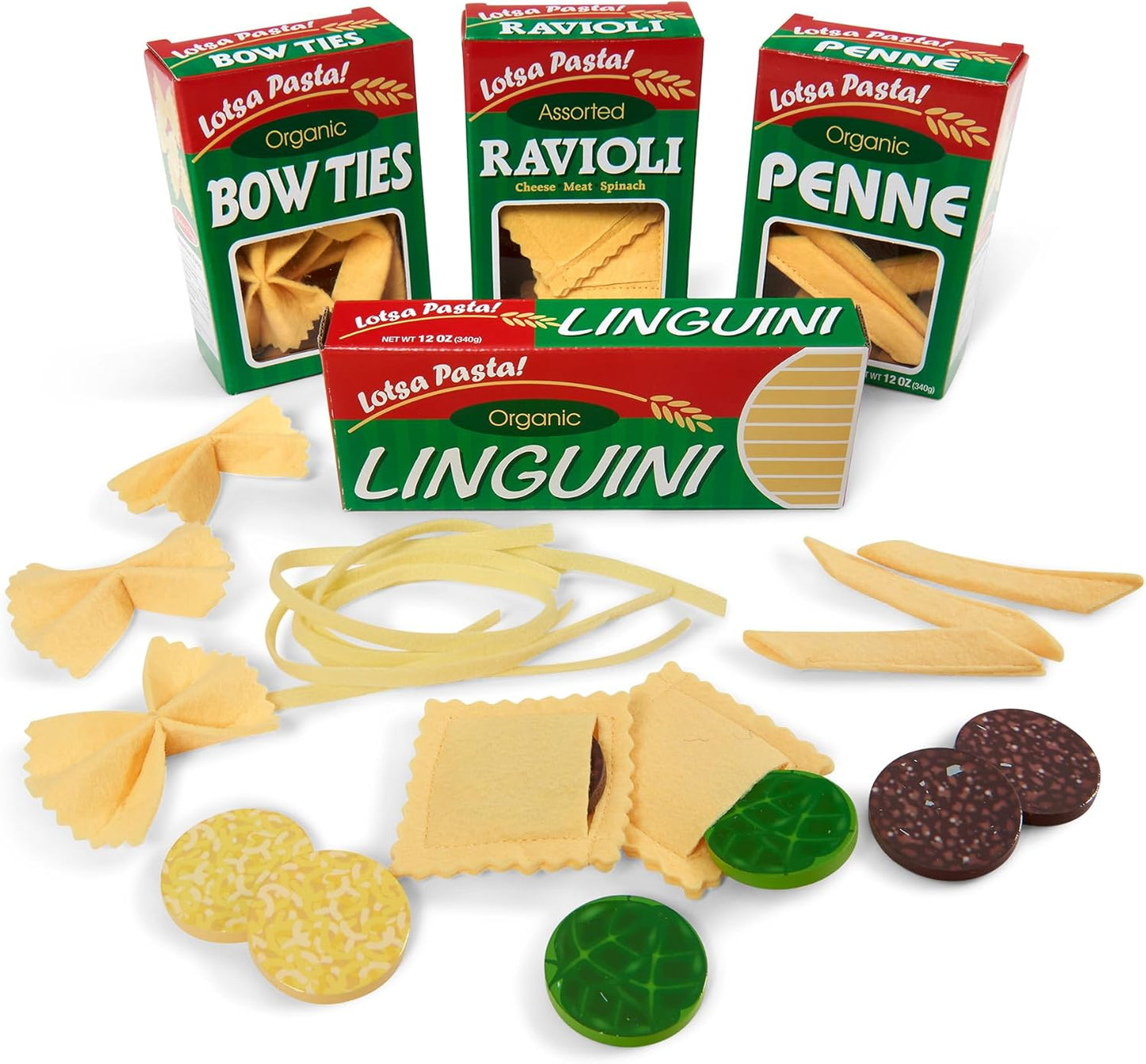 55-teiliges Pasta Spielset für Kinderküche, Einzeln Kinderspielzeug