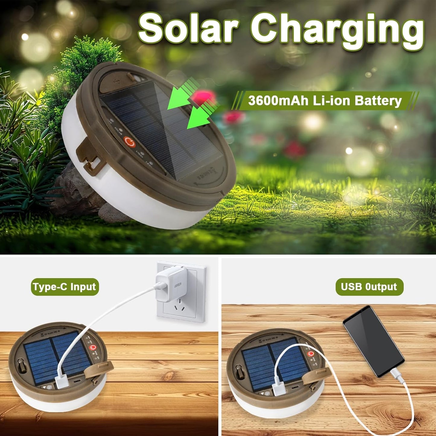 Solar Camping Lichterkette