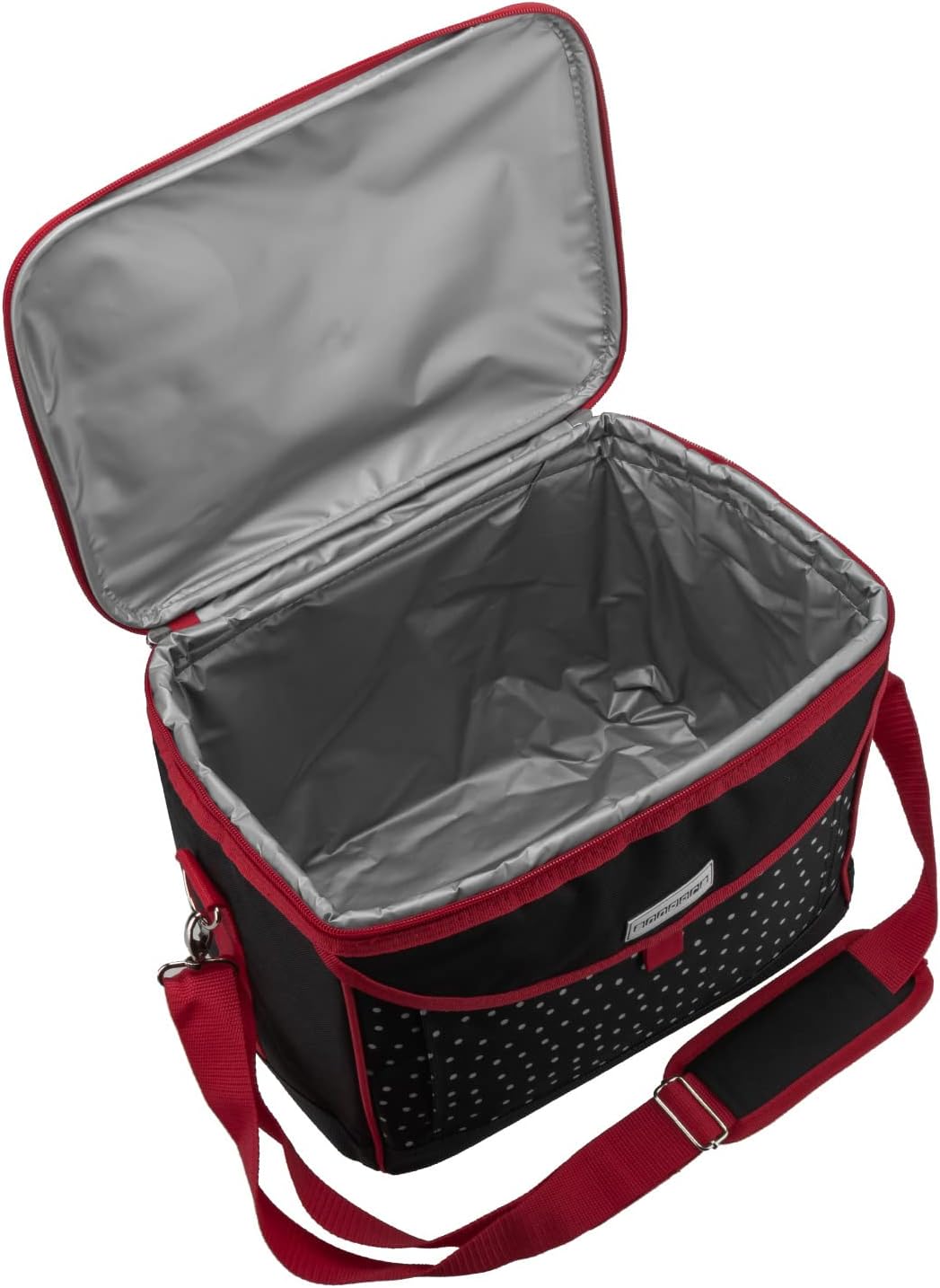 Kühltasche, Schwarz Weiss Gepunktet
