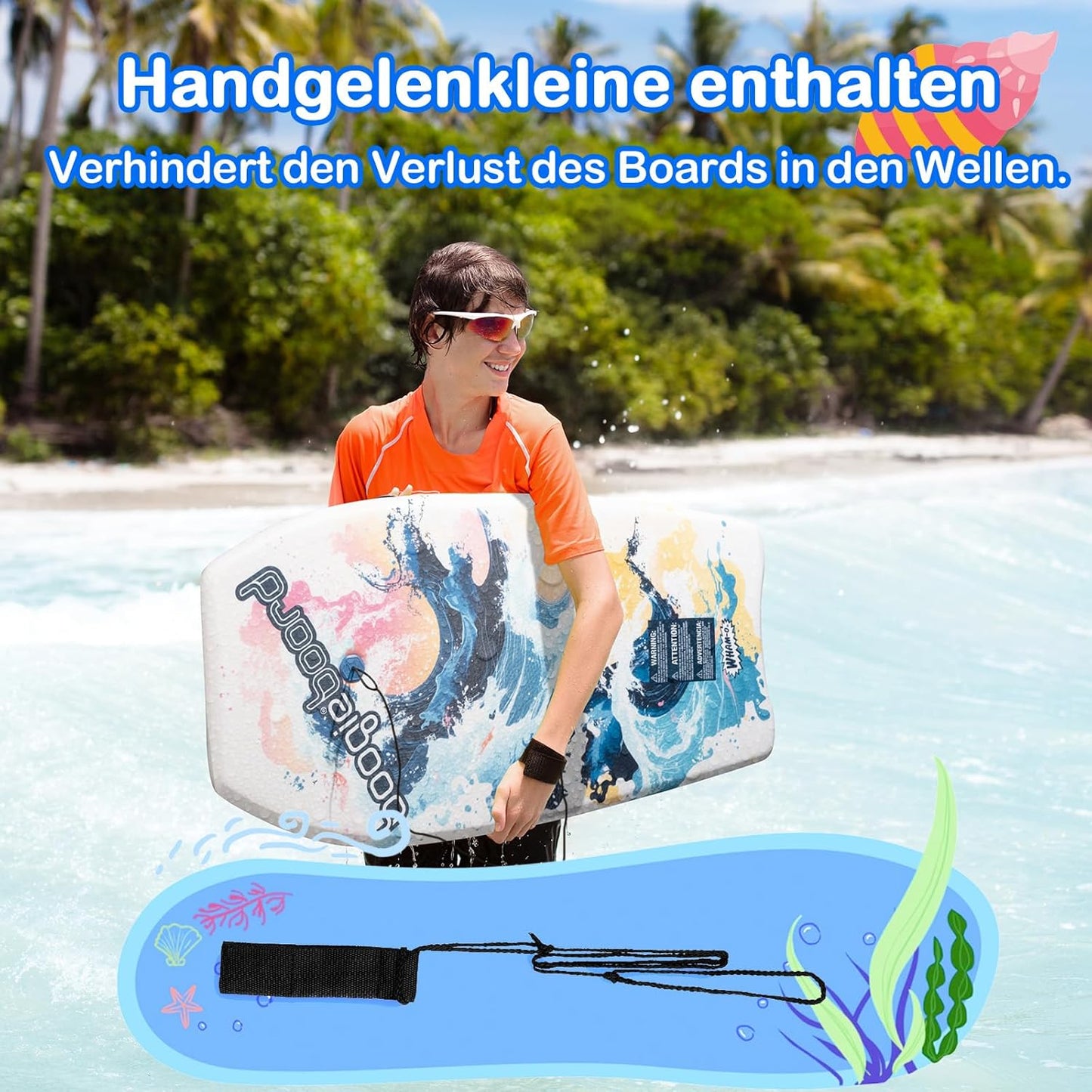 2er-Pack Bodyboard, WAVE