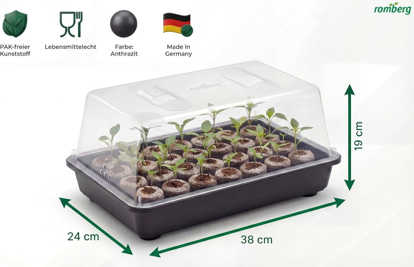 Lumio M LED Mini-Gewächshaus