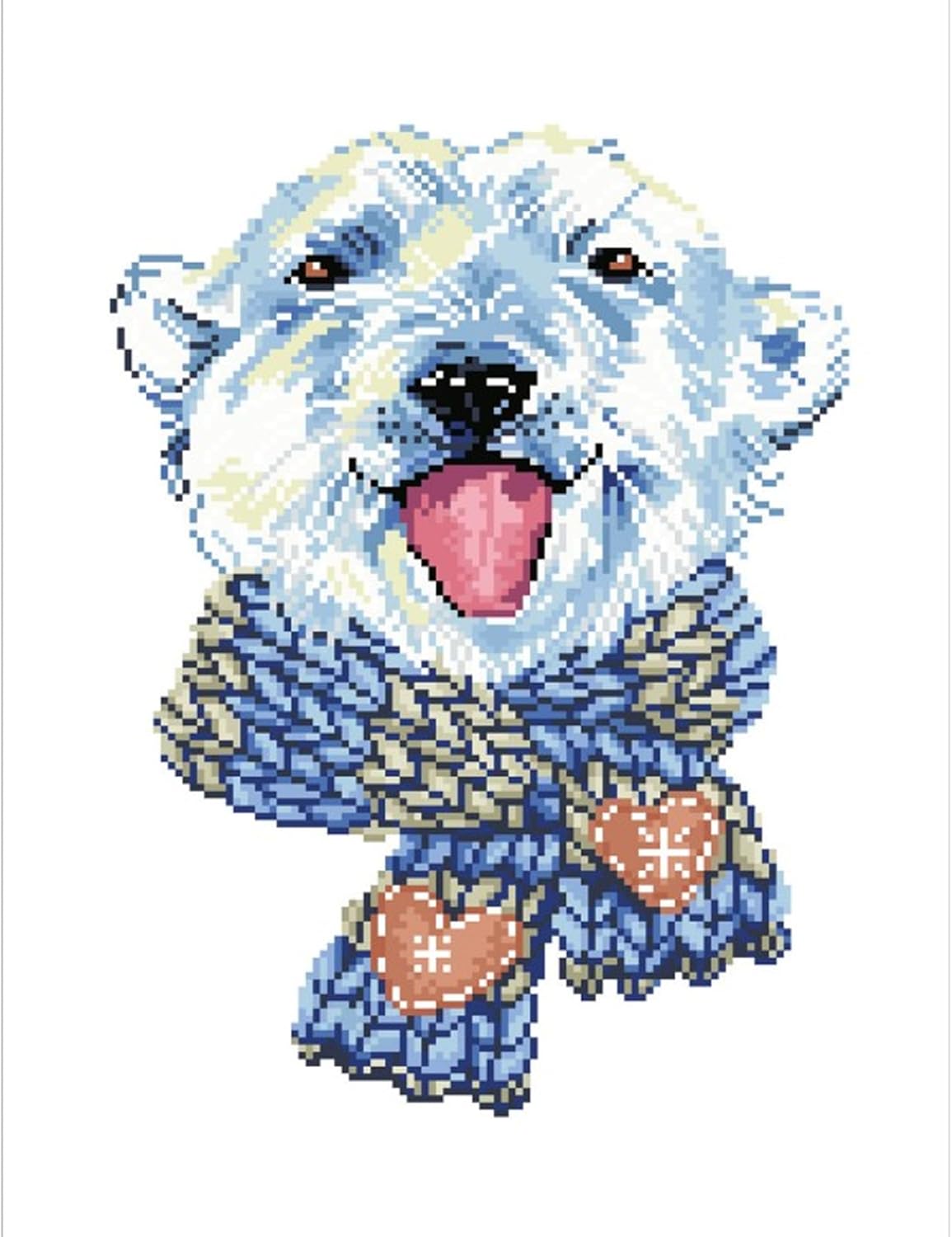 Diamond Painting Set Eisbär, 37 x 51cm Polar Dude