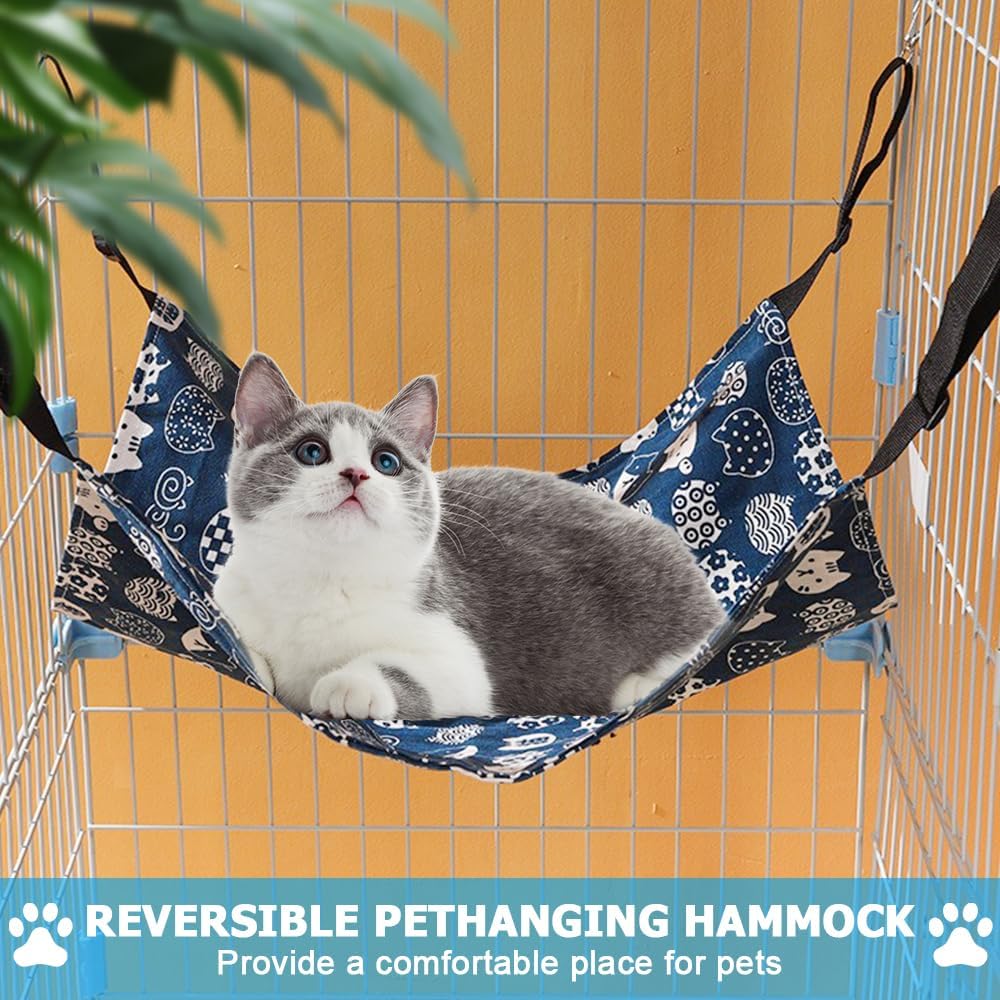 Katzenhängematte für Käfige, 2 Stück, L