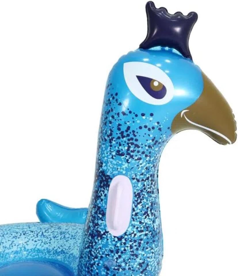 Aufblasbarer Pfau, Blau