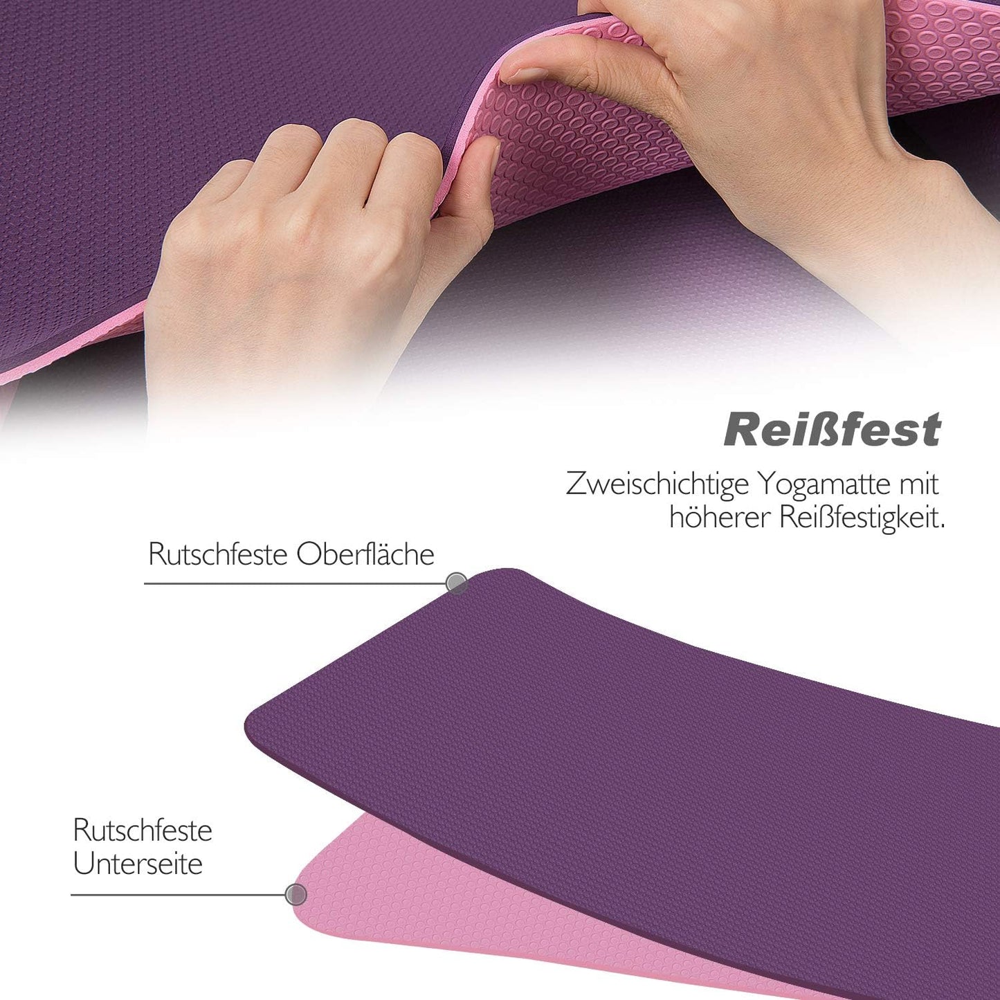 Yogamatte, Violett