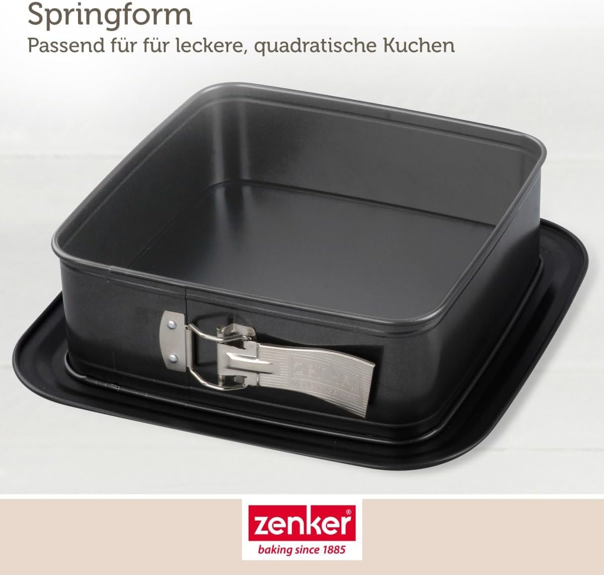 Click & Go Quadratische Springform, Quadratische Springform