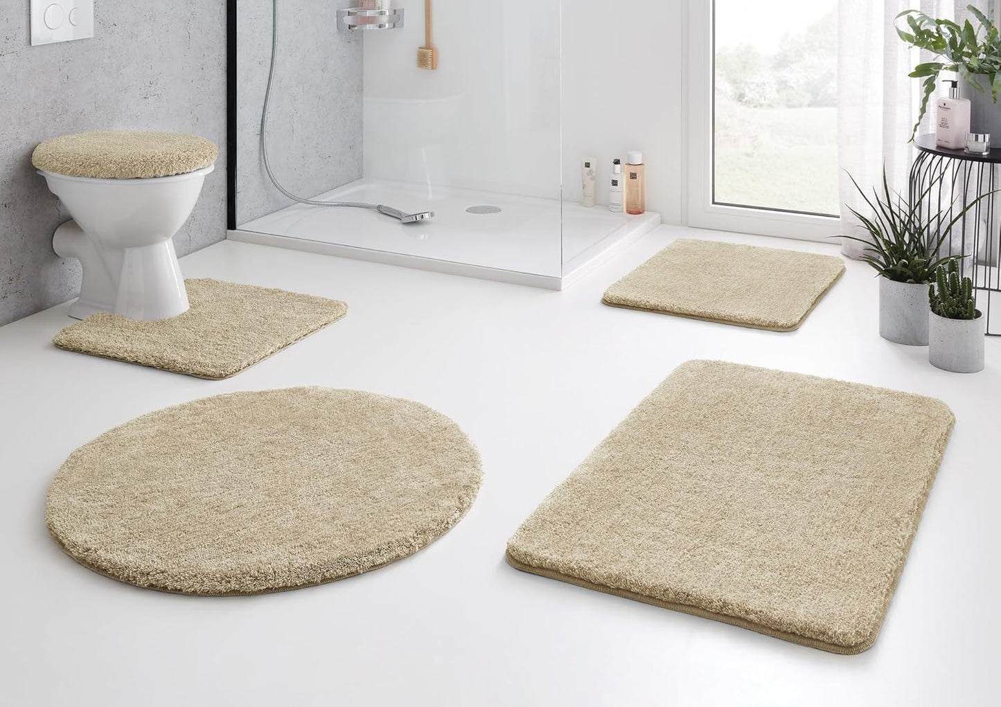 WC-Deckelbezug Relax, Sandbeige 47 x 50 cm (WC-Deckelbezug)