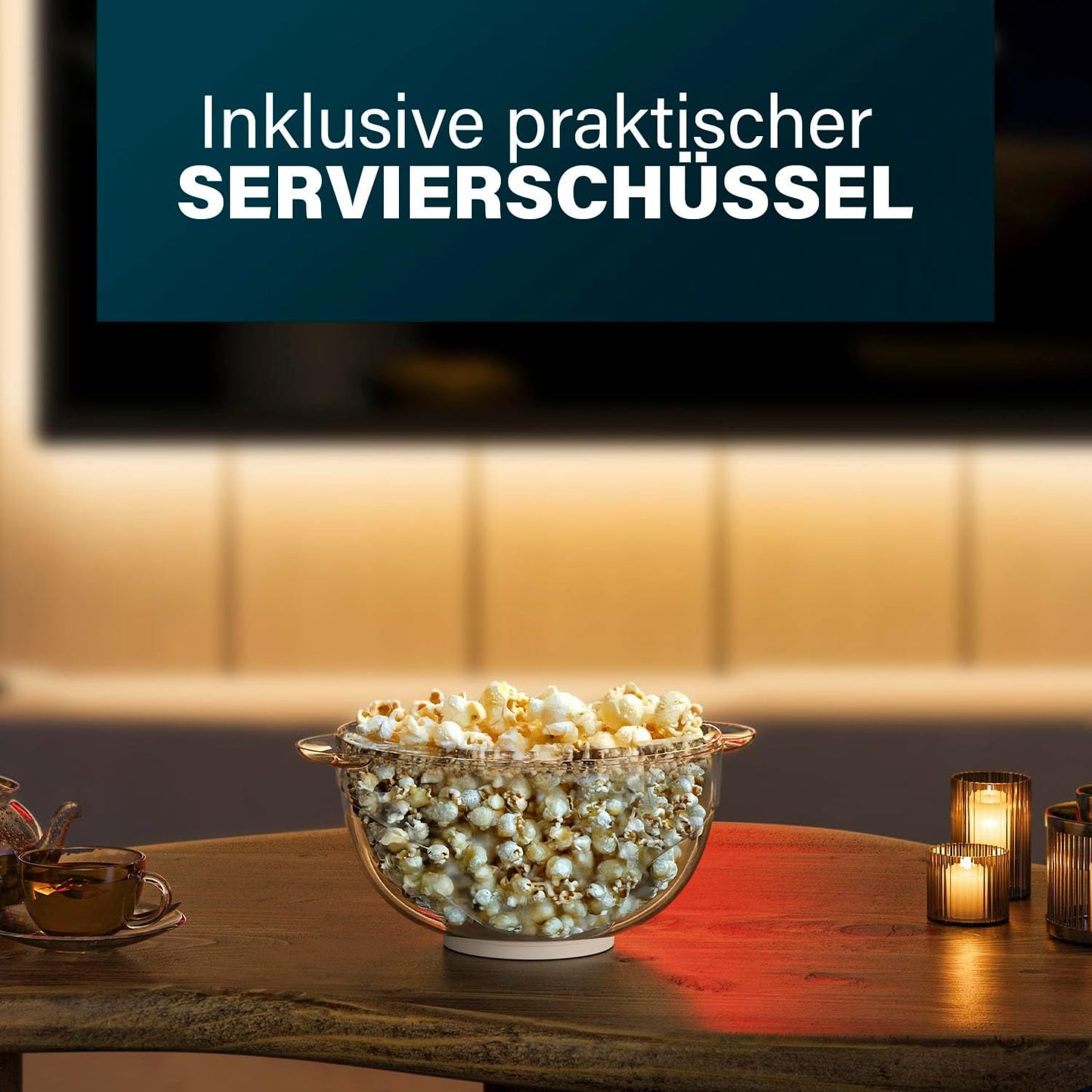 292980 Popcorn maker, Popcorn mit Schüssel Mit Schüssel
