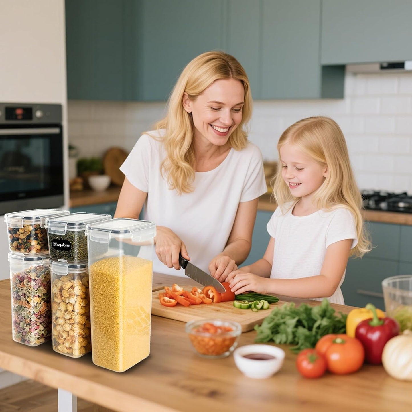 Luftdichte Vorratsdosen-Set (12 Stück, 0.8 L), 12 Set (0.8 L)