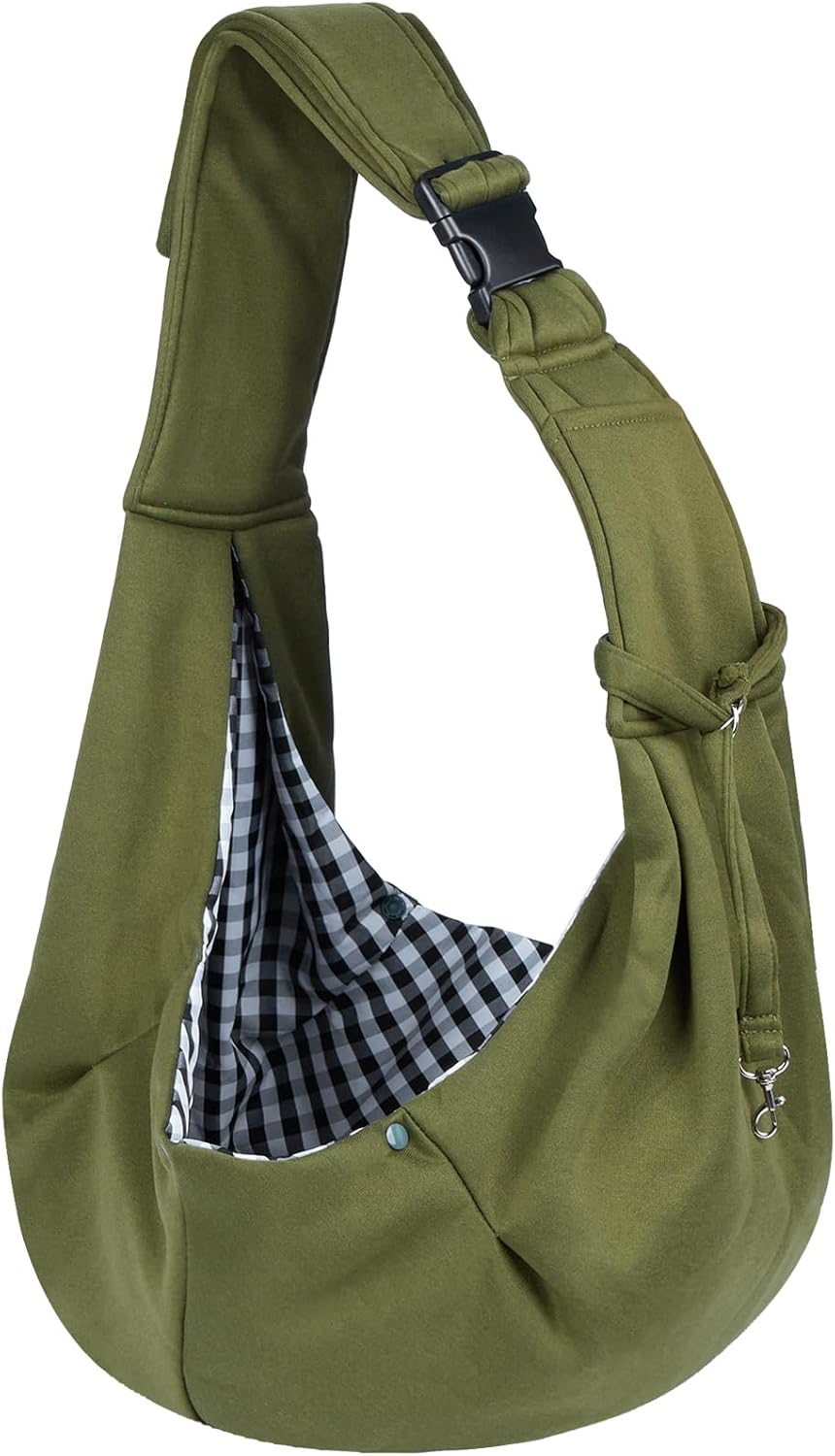 Hundetragetasche Crossbody bis 7.5 kg, Grün