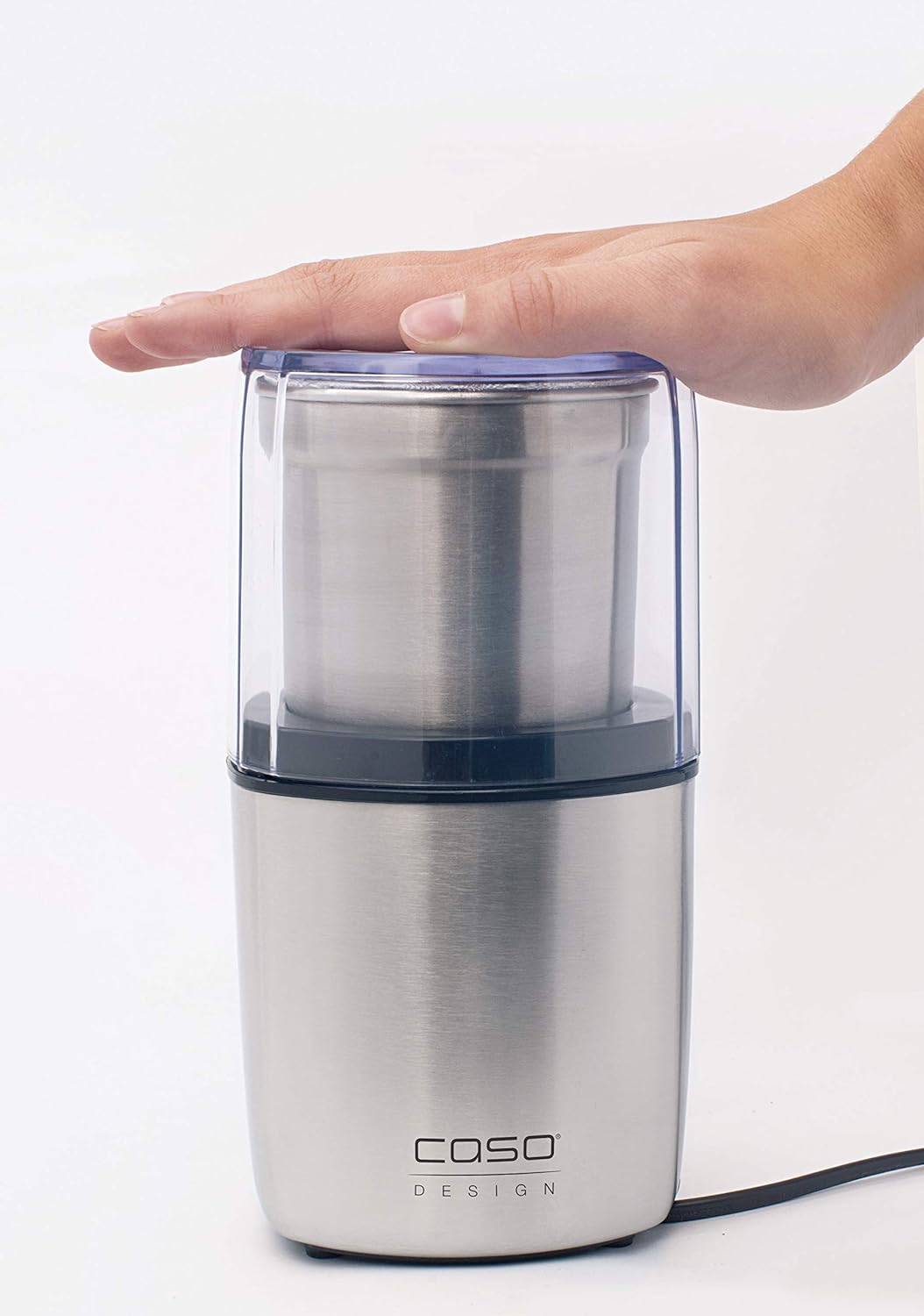Elektrische Kaffeemühle - Coffee Flavour, Edelstahlbehälter mit 2-fach Messer