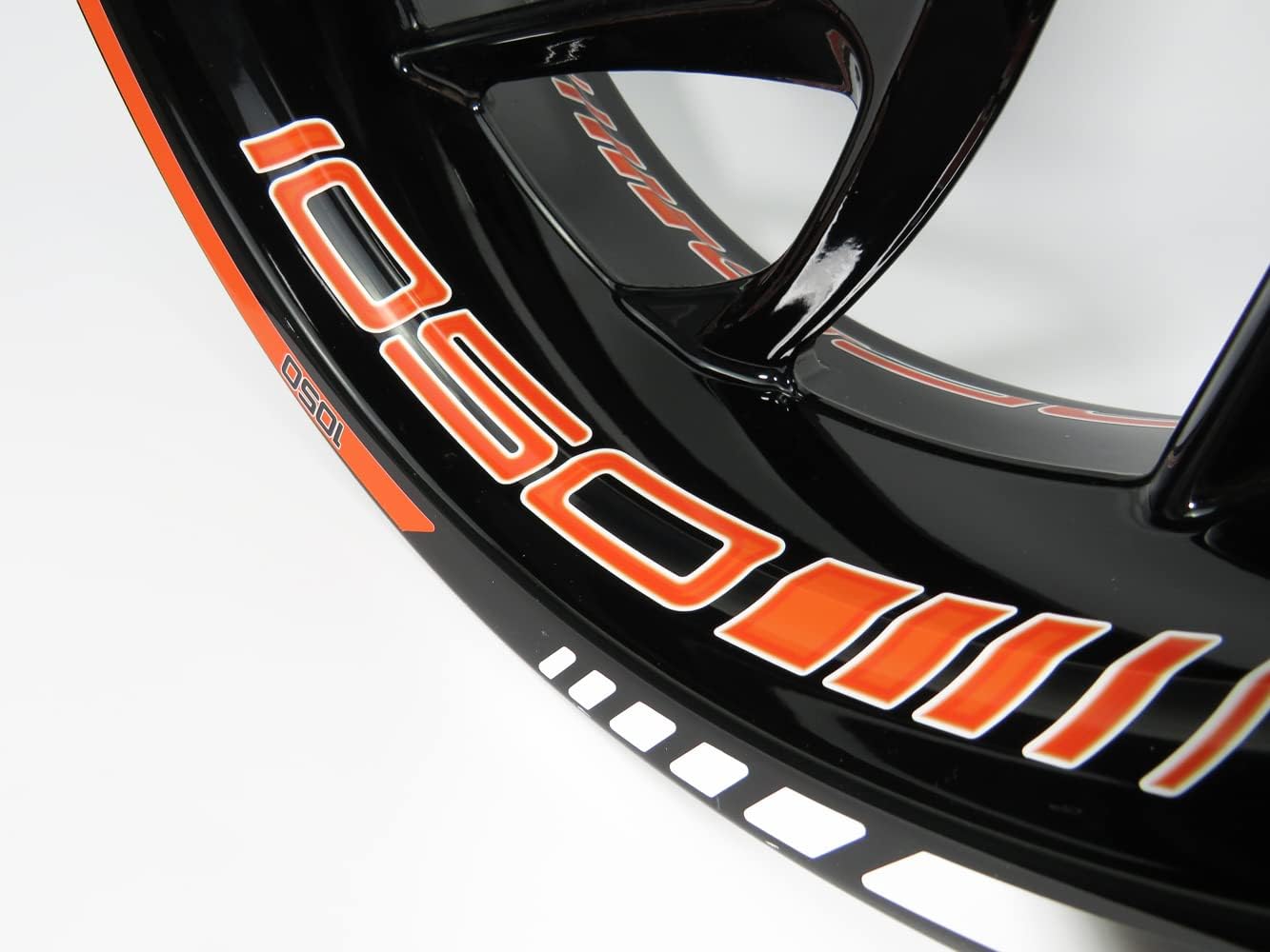 Felgenrand Aufkleber Set für KTM 1050 Adventure/R, 1050 Adventure / R - orange