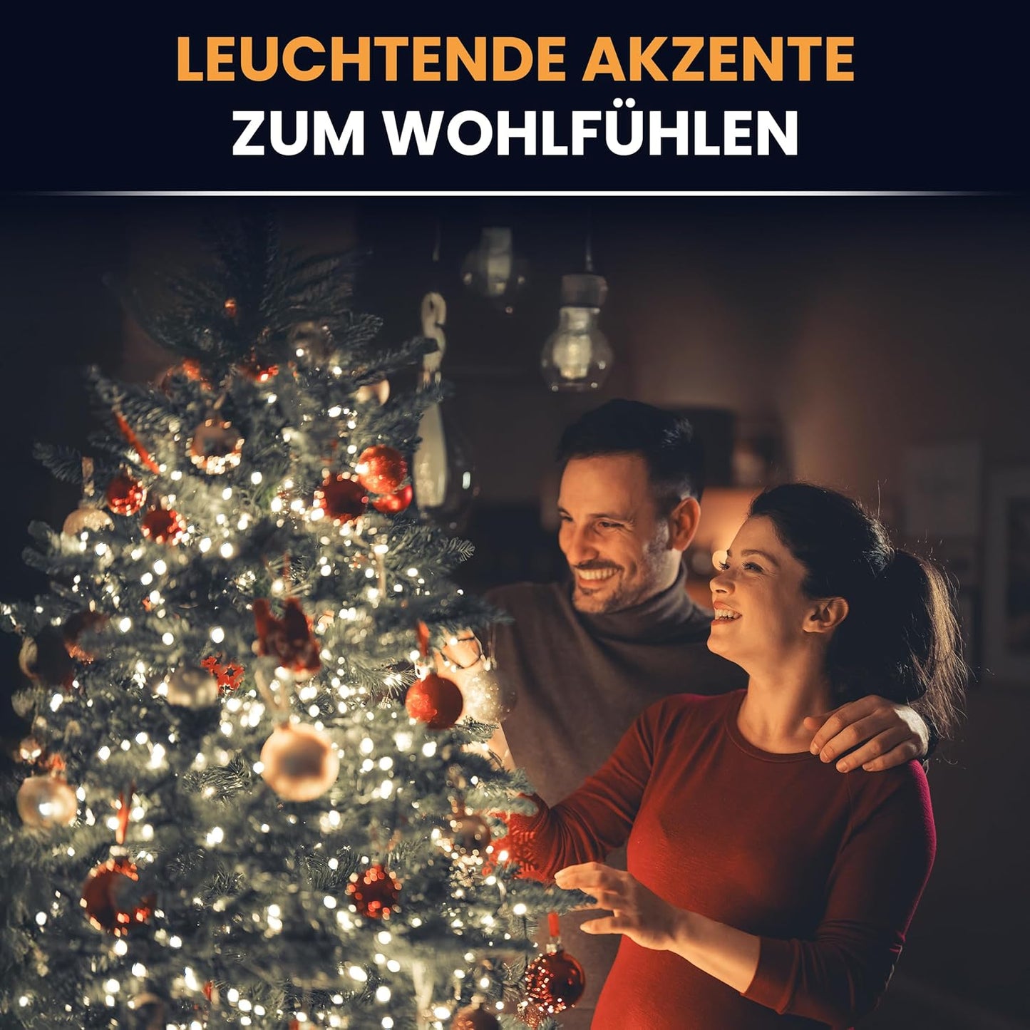 Lichterkette 960 LED mit Timer und Fernbedienung, Kabelfarbe Dunkelgrün 960 LED - 76 m