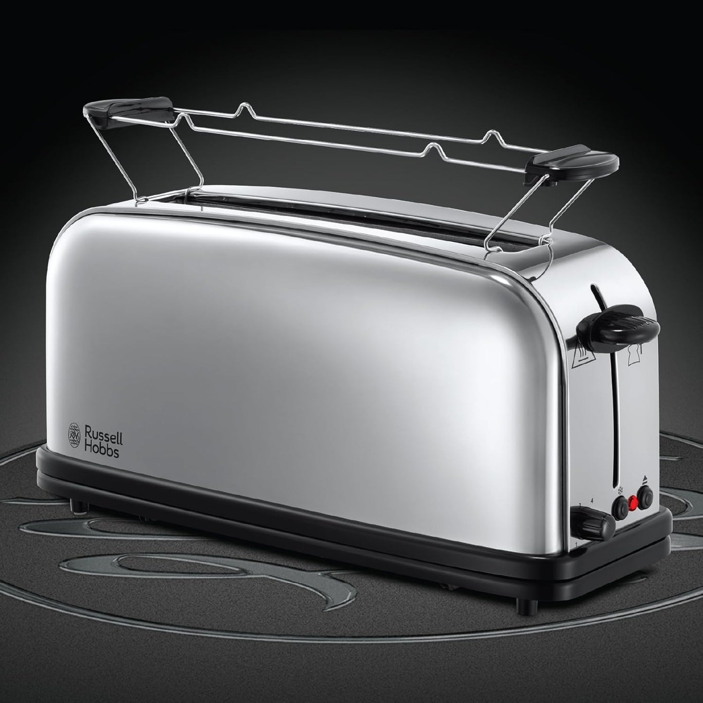 Langschlitztoaster Victory, Edelstahl Chrom