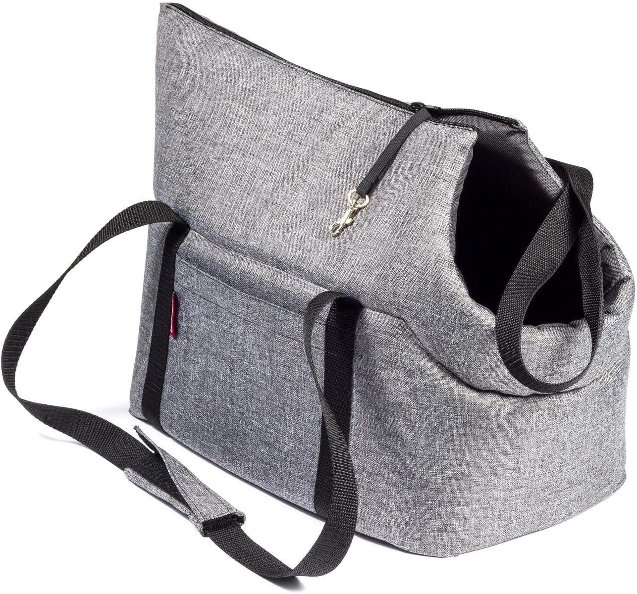 Hundetasche, L 38 x B 28 x H 28 cm Grau