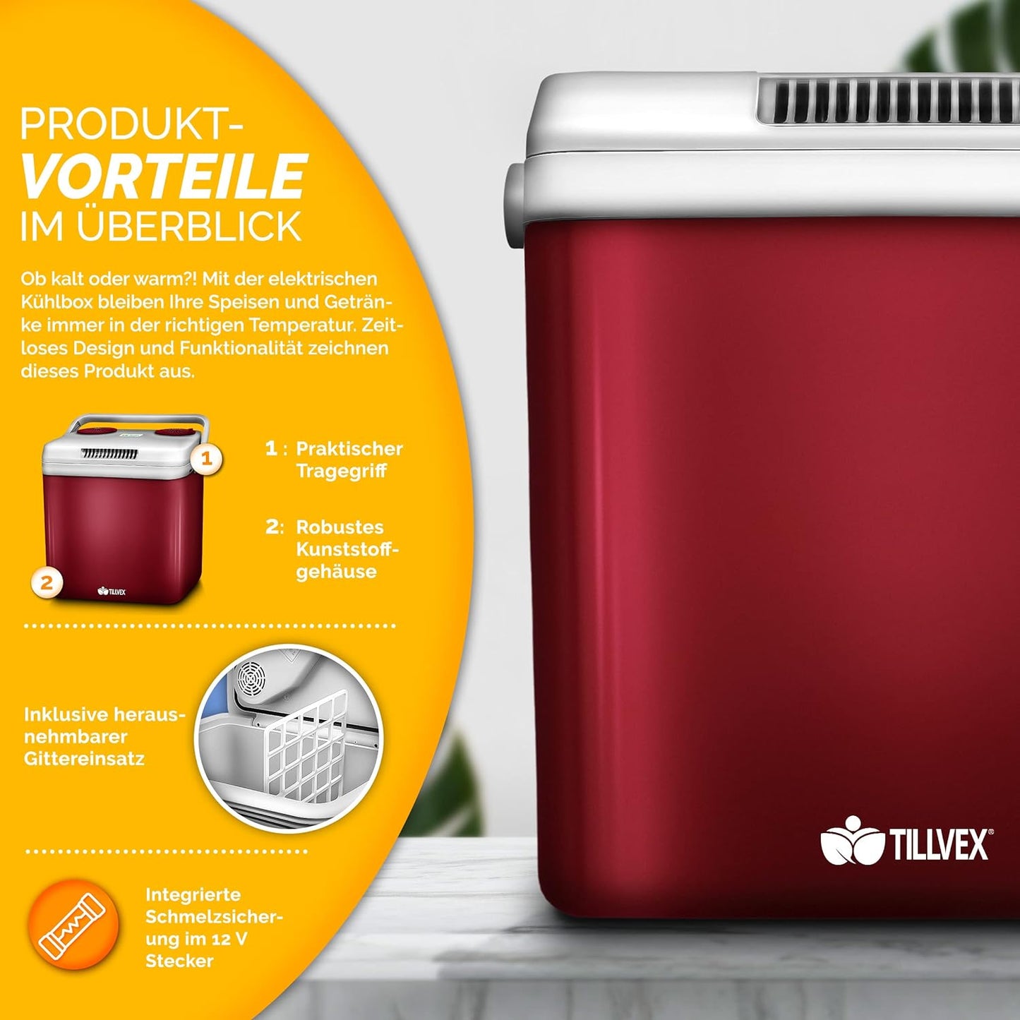 Elektrische Thermobox, Rot