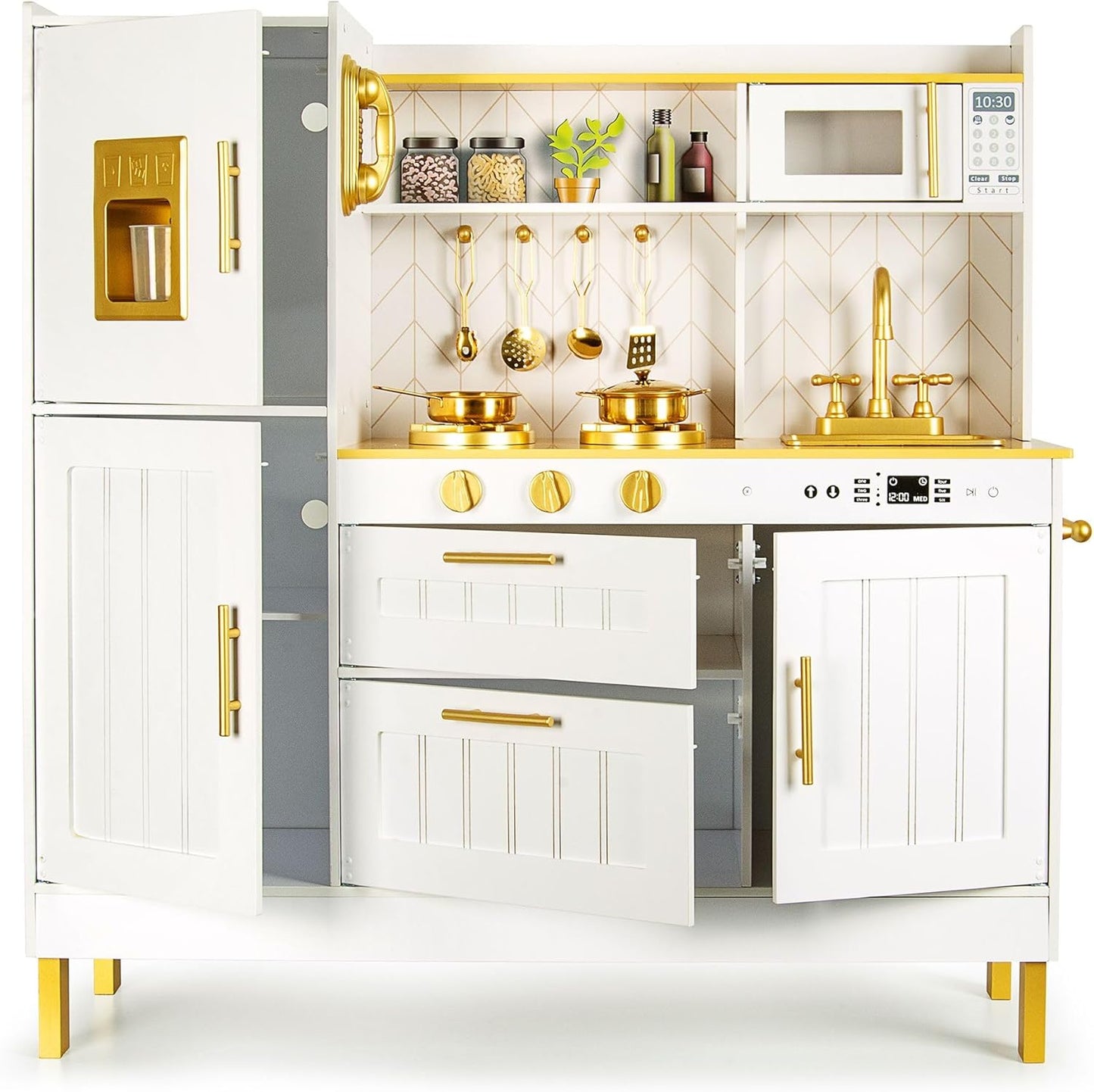Kinder-Spielküche, Gold
