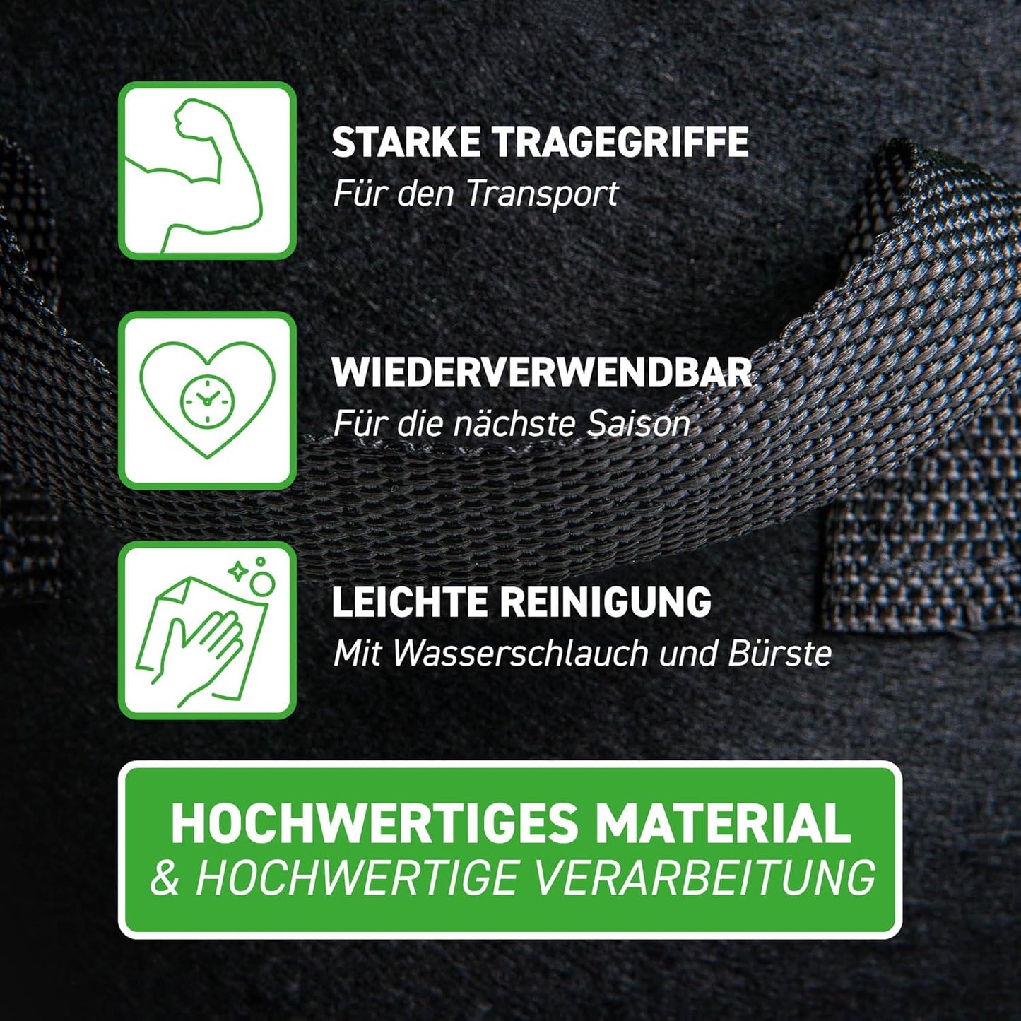 Pflanzsack, 4 Stück, 60 Liter