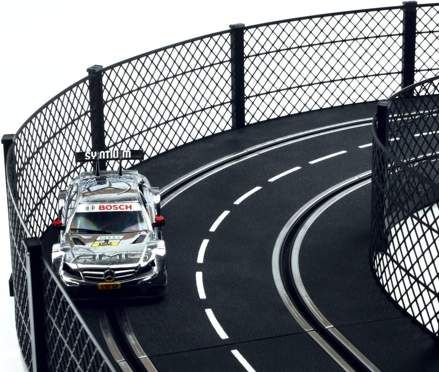Fangzaun-System für Slotcar Strecken (1m)