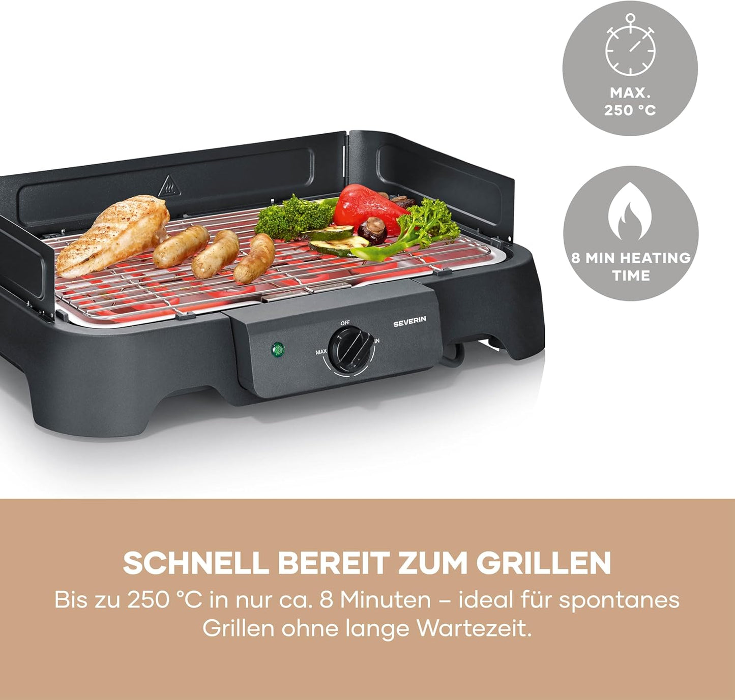 PG 8593, NEU 2026: Edelstahl-Grillrost