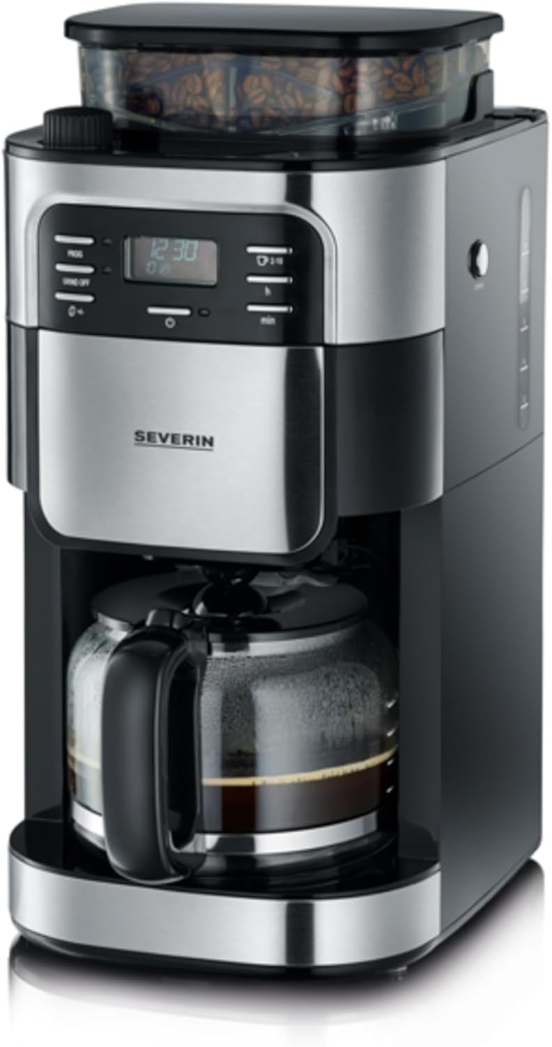 KA 4810 Filterkaffeemaschine mit Mahlwerk und Timer-Funktion, LCD Display