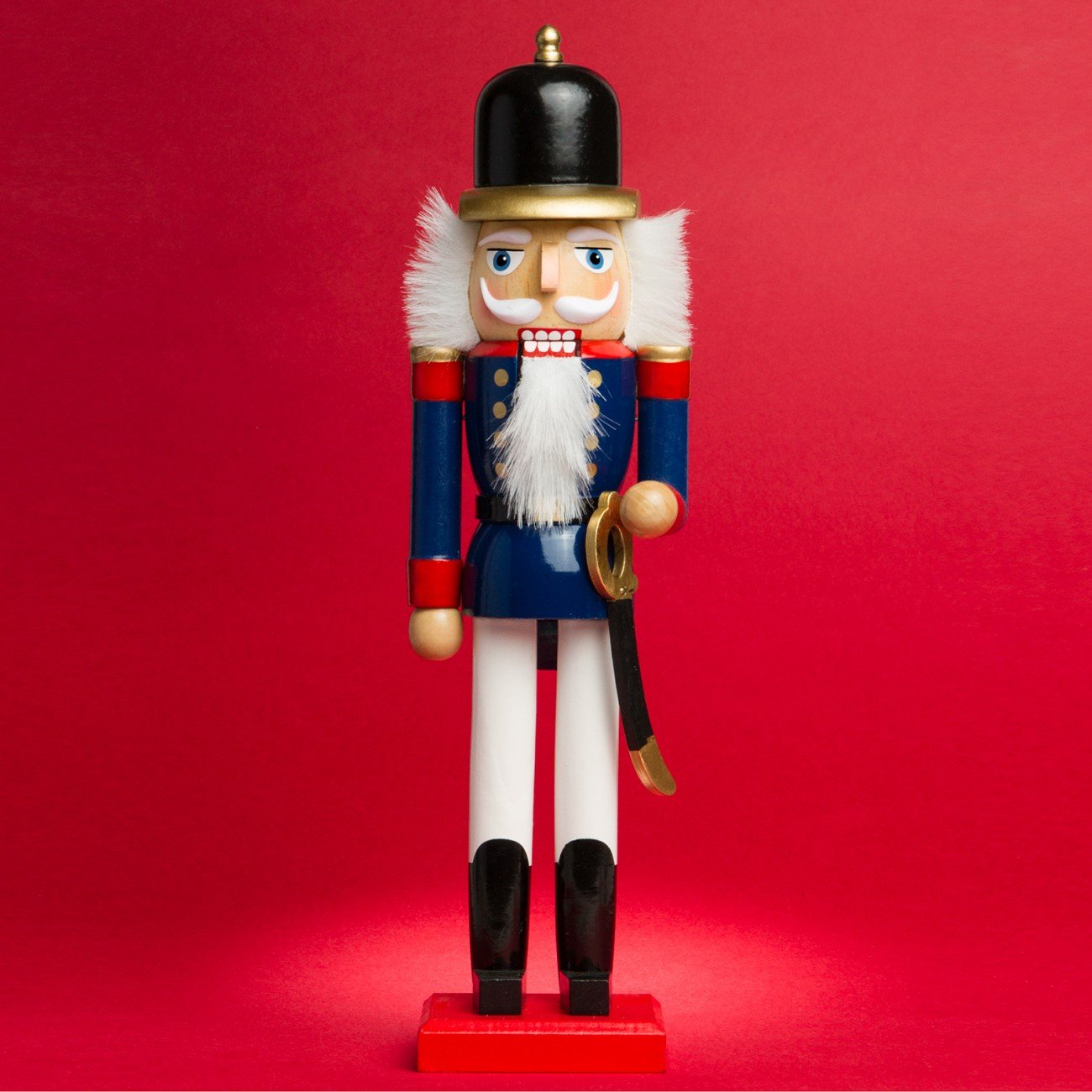 Deko-Nussknacker Soldat, Höhe ca. 38.5 cm A04 Blau - Soldat
