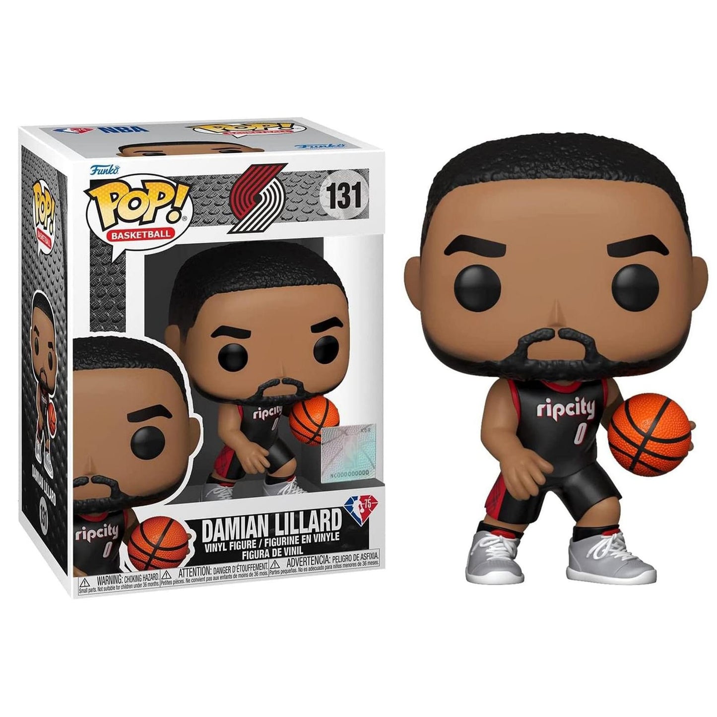 POP! - NBA Legends: Damian Lillard - White Jersey (Blazers)