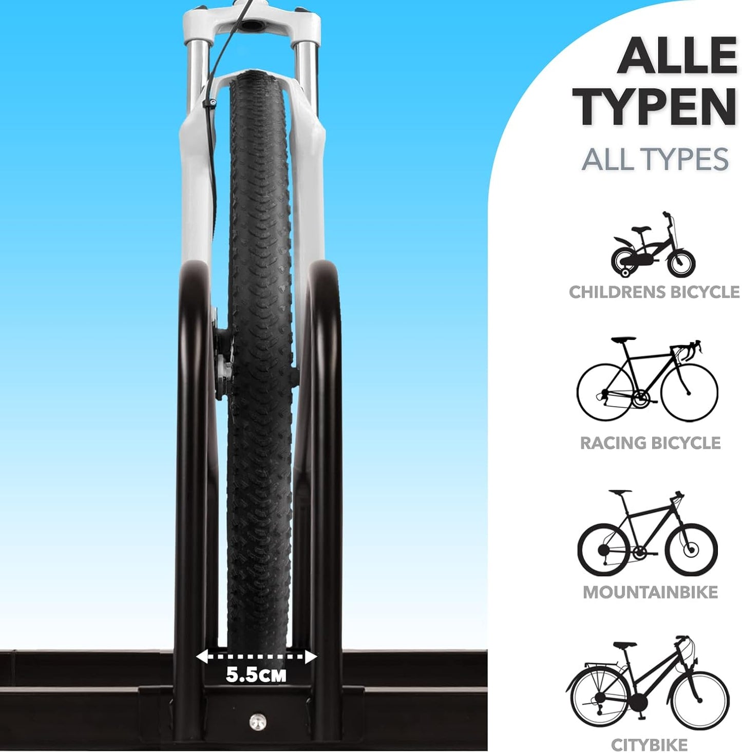 Veloständer für 3 Velos, 3 Fahrräder