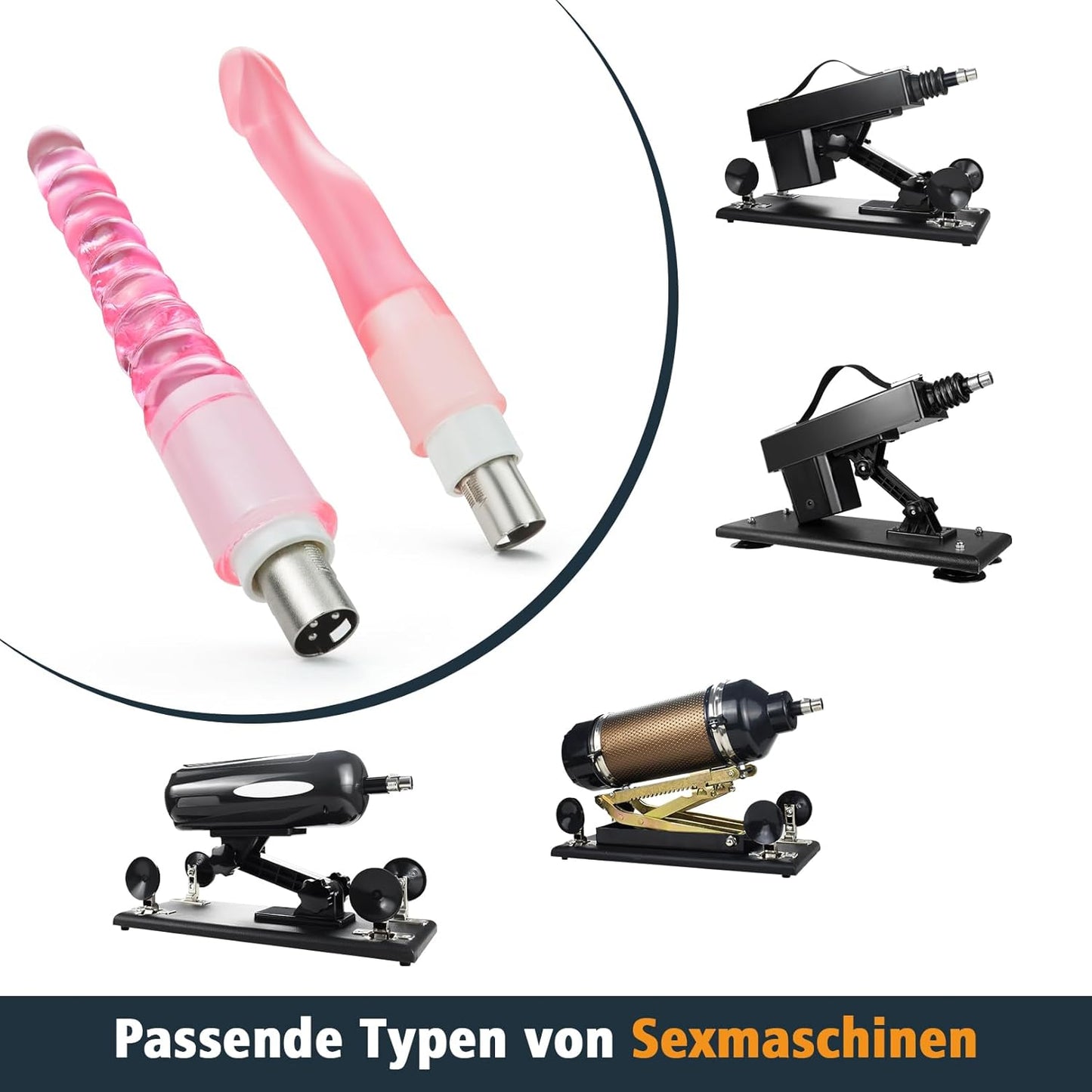 Anal Dildo Set mit 3XLR Anschluss, P01