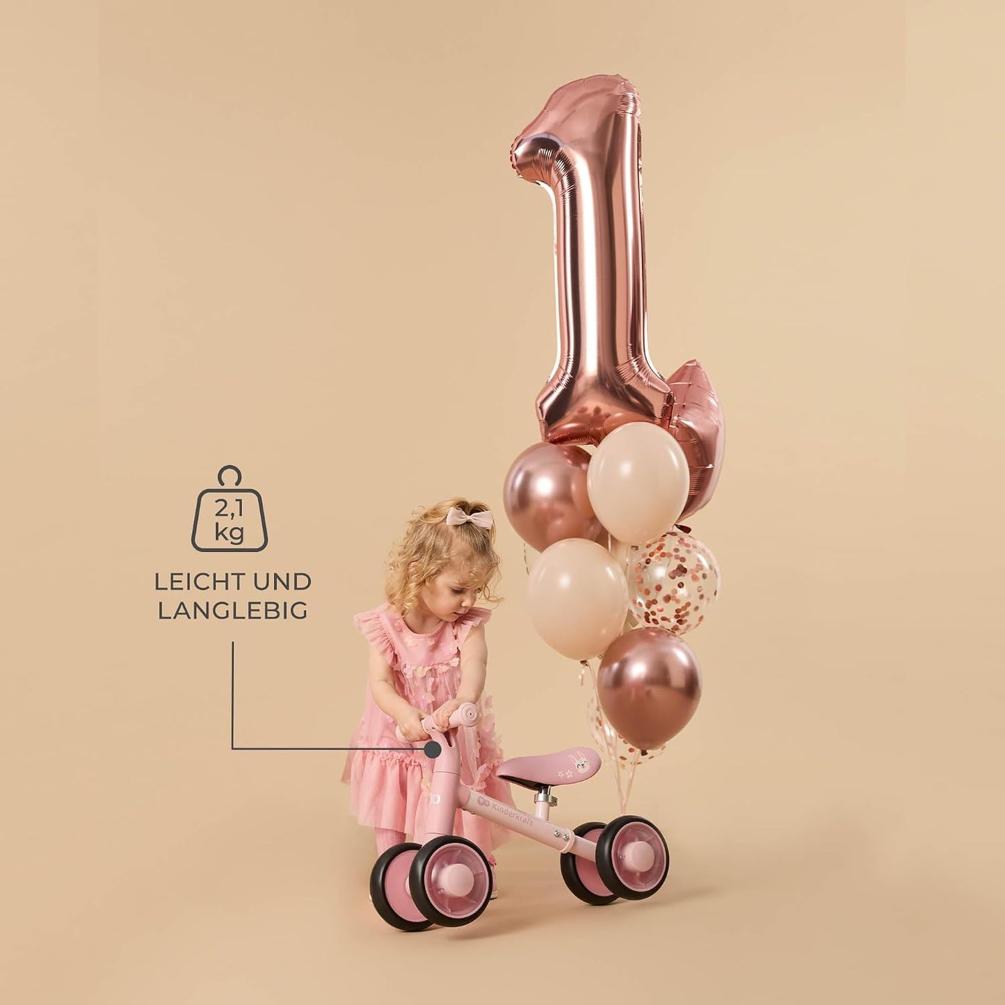 Cutie Flash Laufrad, CUTIE FLASH Pink