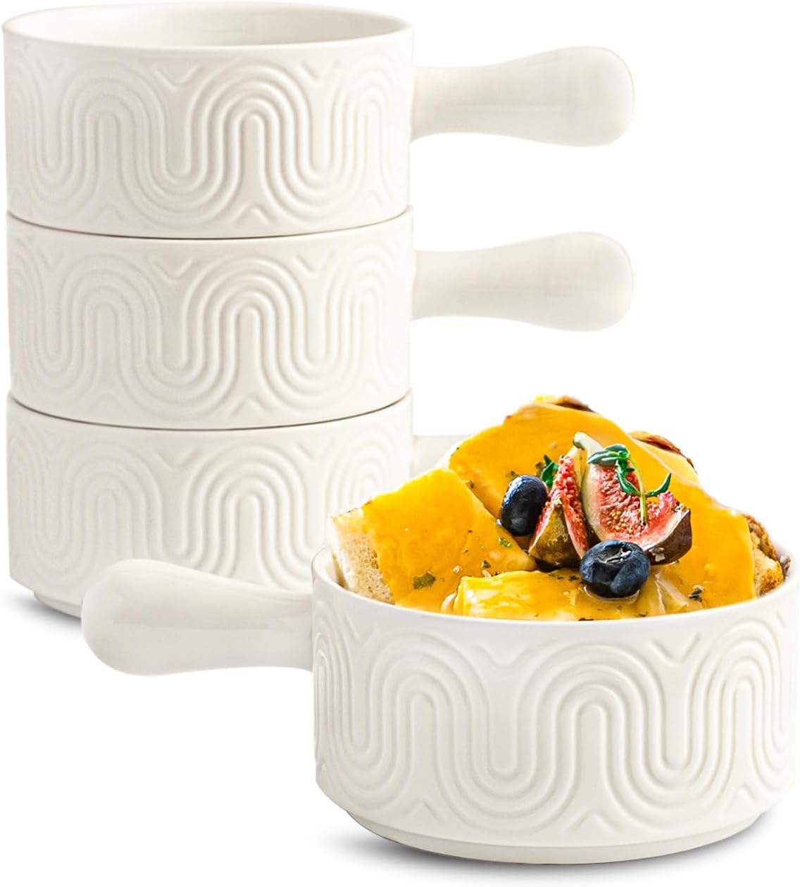 Suppenschüssel-Set mit Griff, 18oz