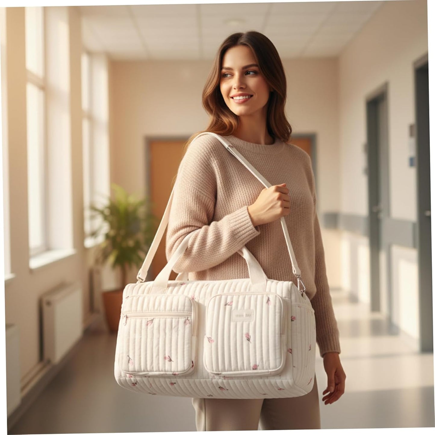 Gesteppte Wickeltasche, Stil 1