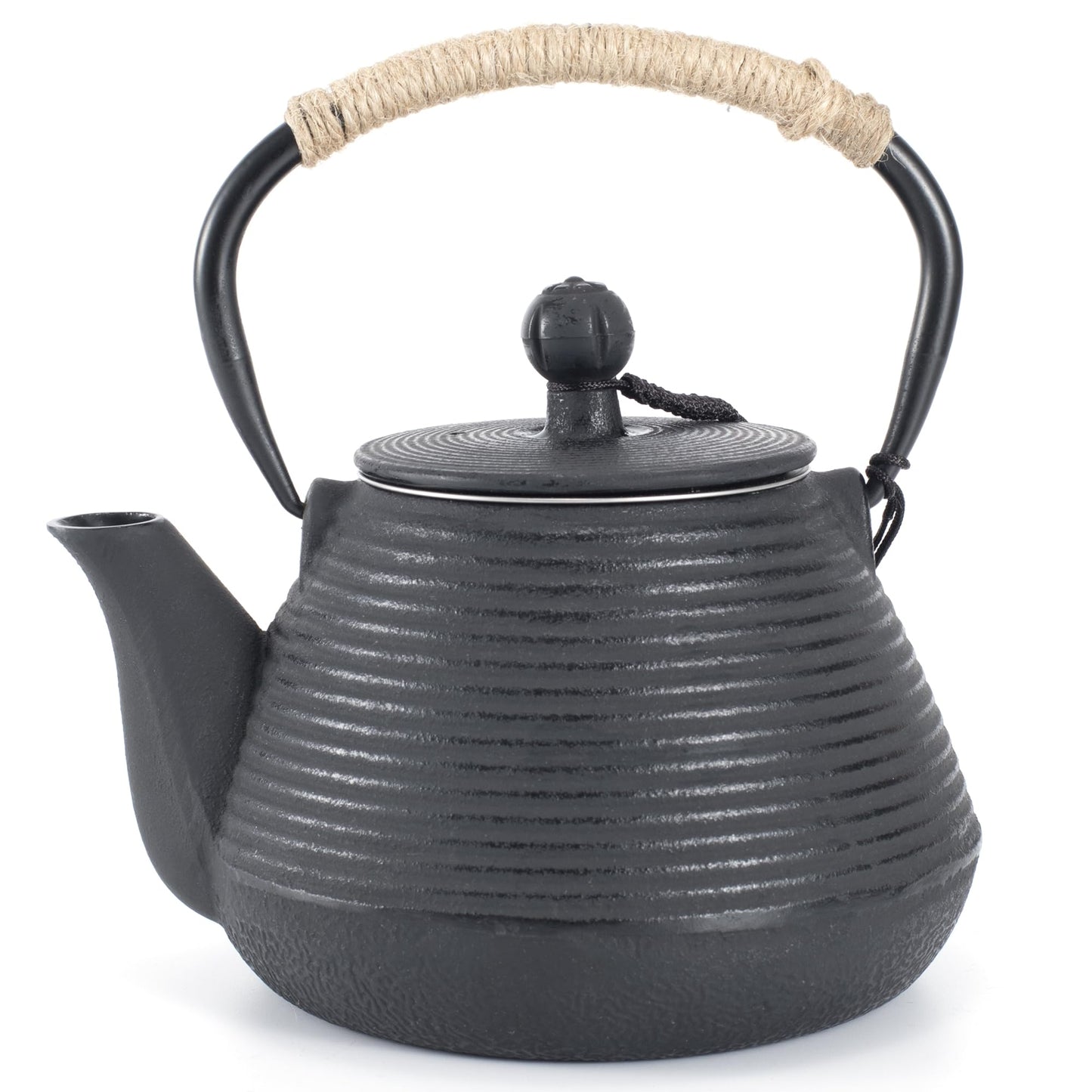 Teekessel mit Teesieb, Schwarz - 1000 Ml