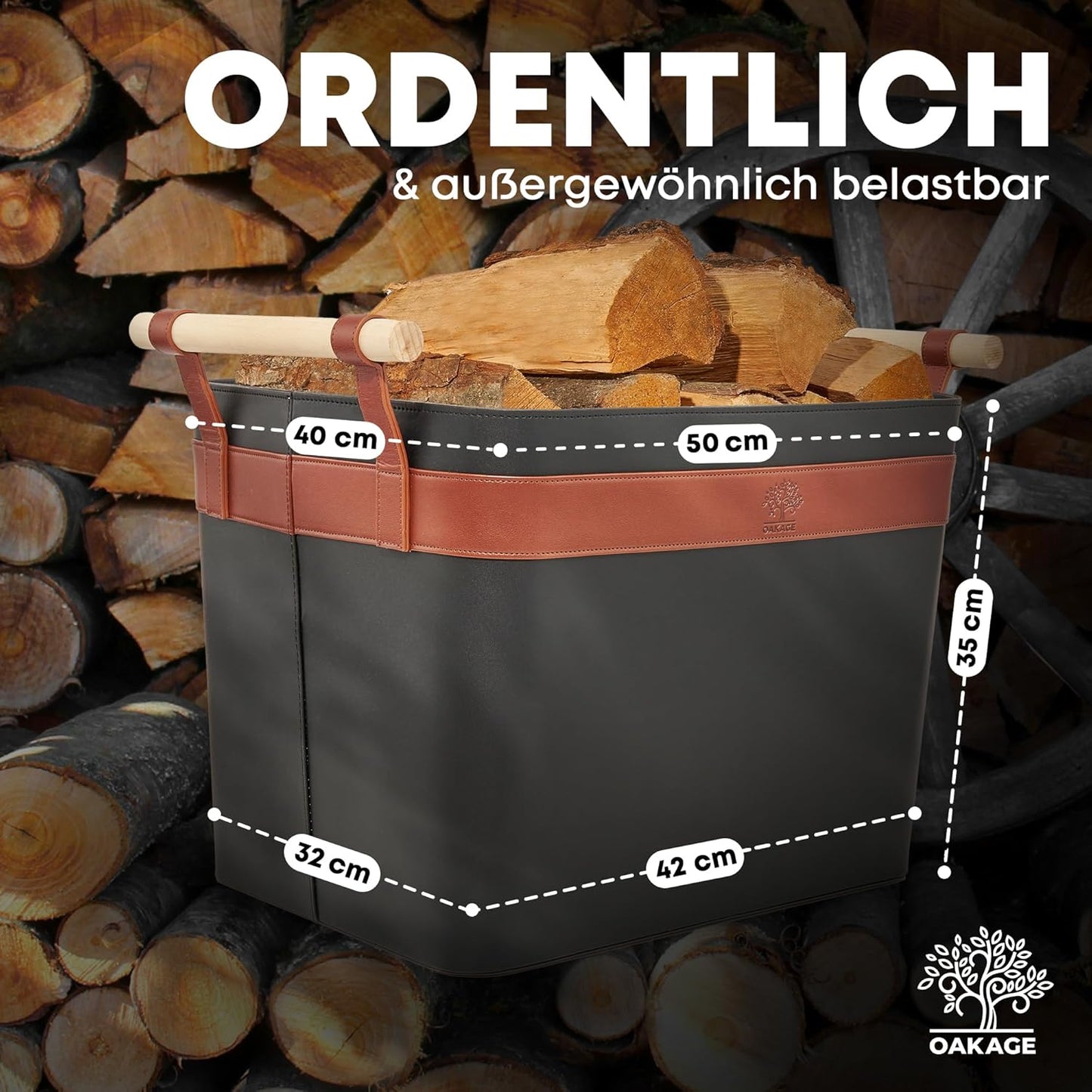 F0255 Kaminholzkorb, Single