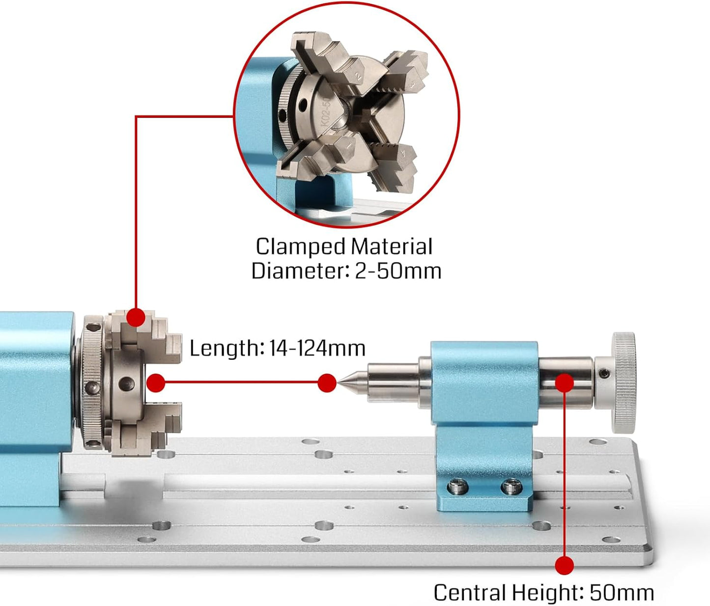 4-Achsen-Rotationsmodul für CNC-Fräsmaschinen
