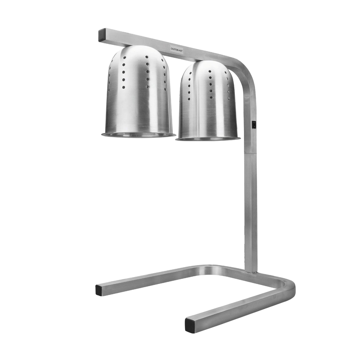 69061 Doppel-Infrarot-Heizlampe, höhenverstellbar, Aluminium Doble