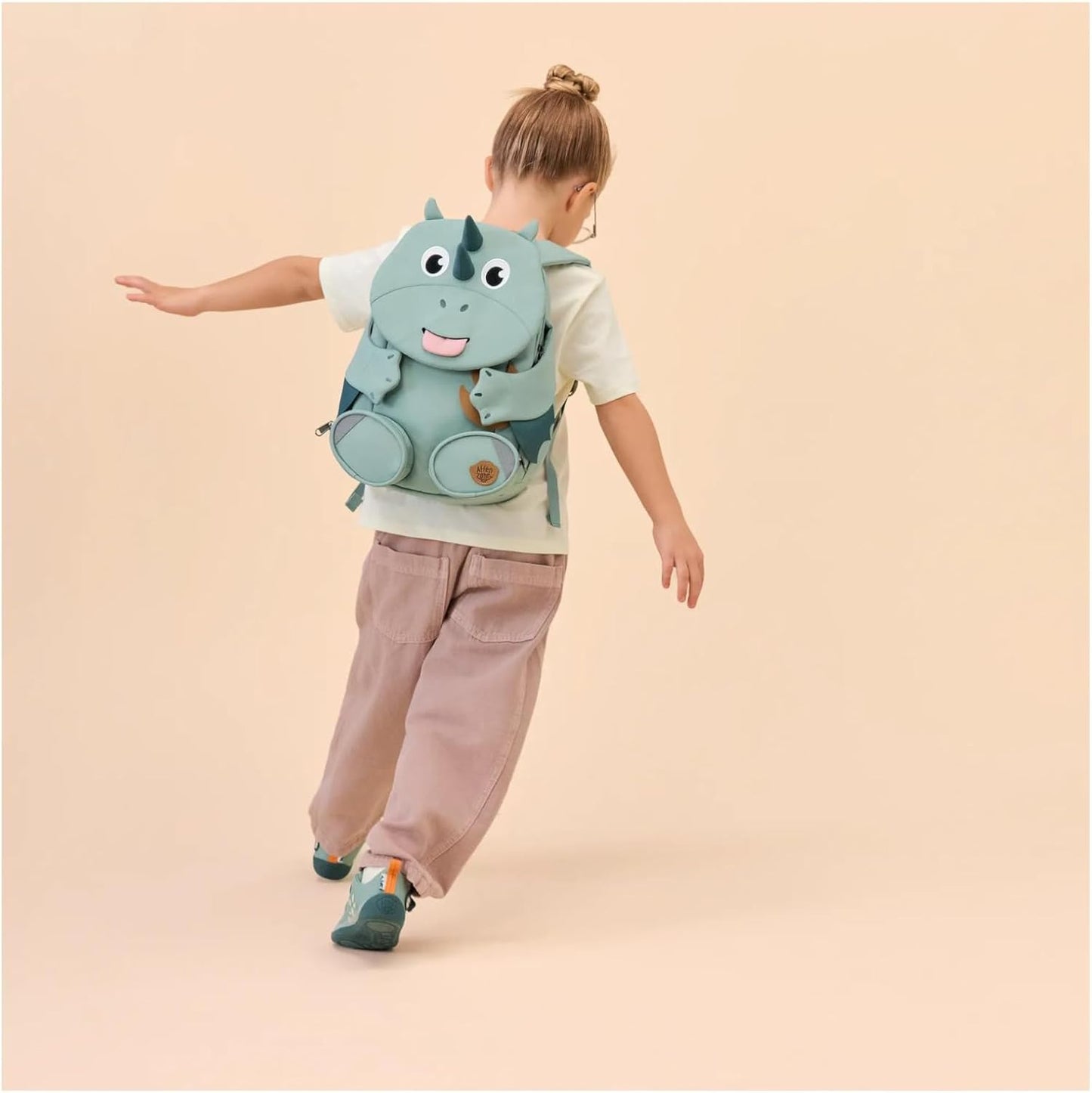 Kinderrucksack Grosser Freund, 8 L Pure Drache - Grün