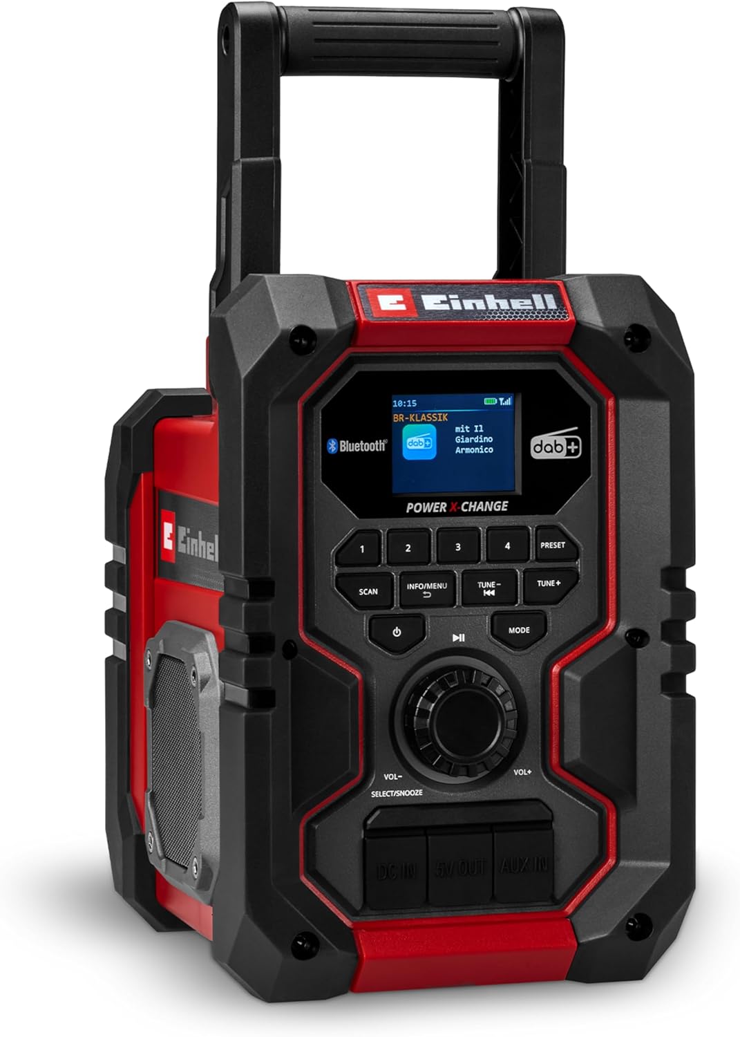 Akku-Baustellenradio TE-CR 18 Li DAB+/BT, Akku-Radio